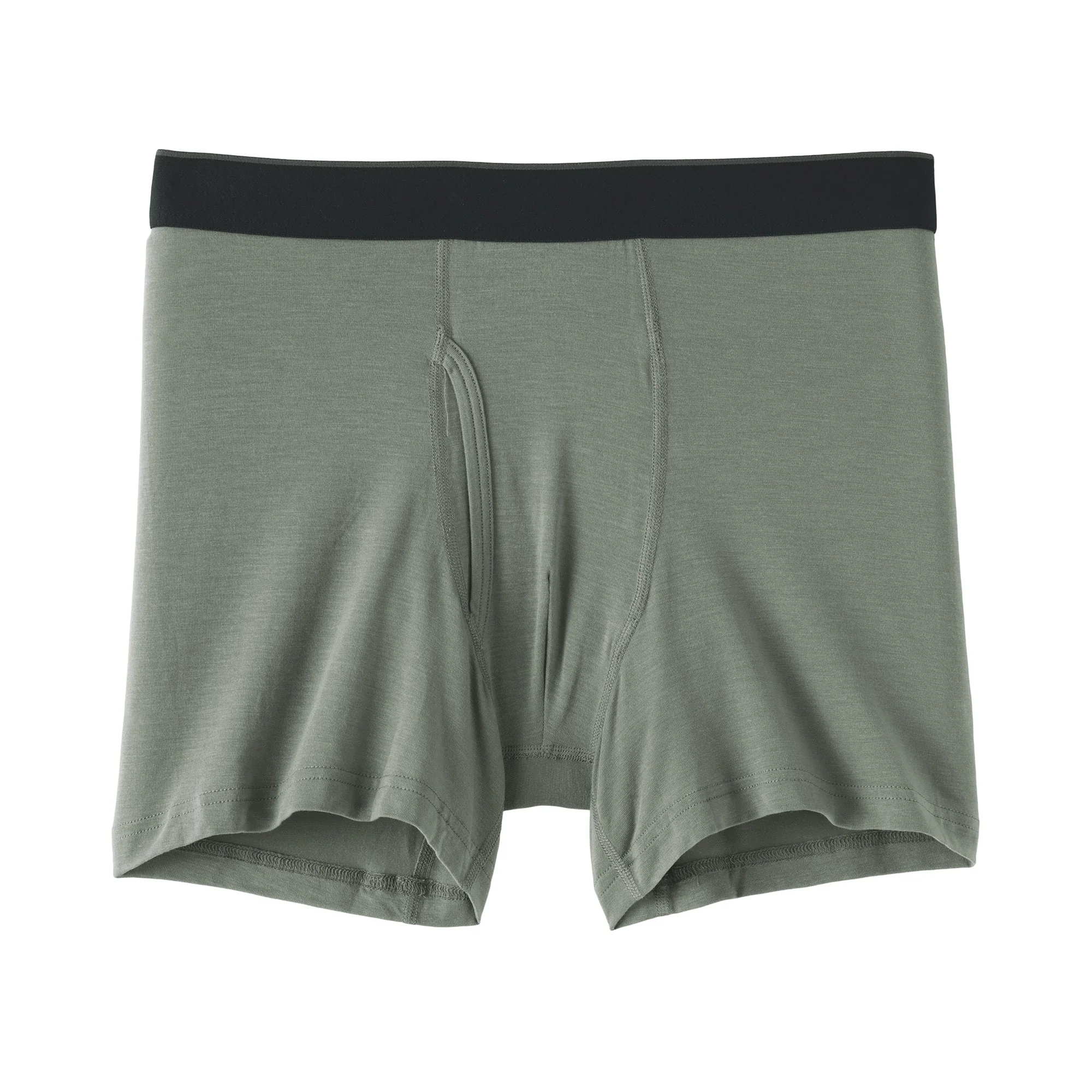 Lyocell Blend Front Open Boxer Briefs - Image 2