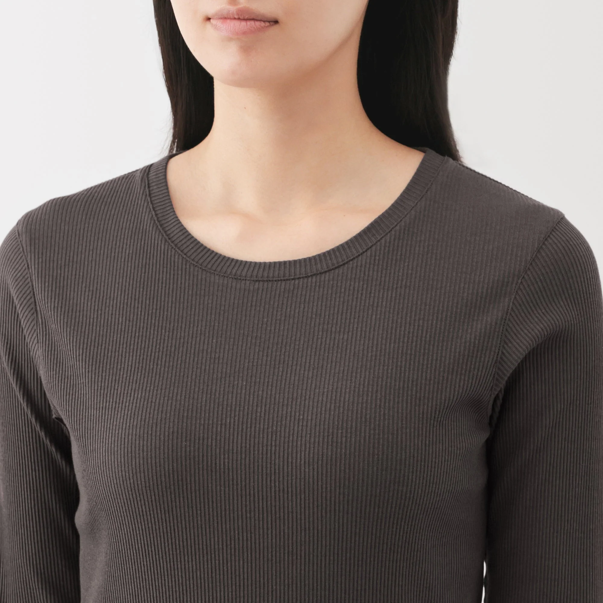 Lyocell Blend Rib T-Shirt - Image 15