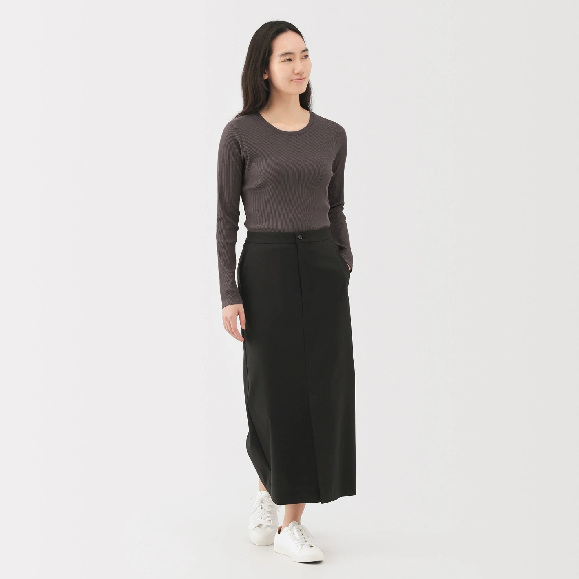 Lyocell Blend Rib T-Shirt - Image 20