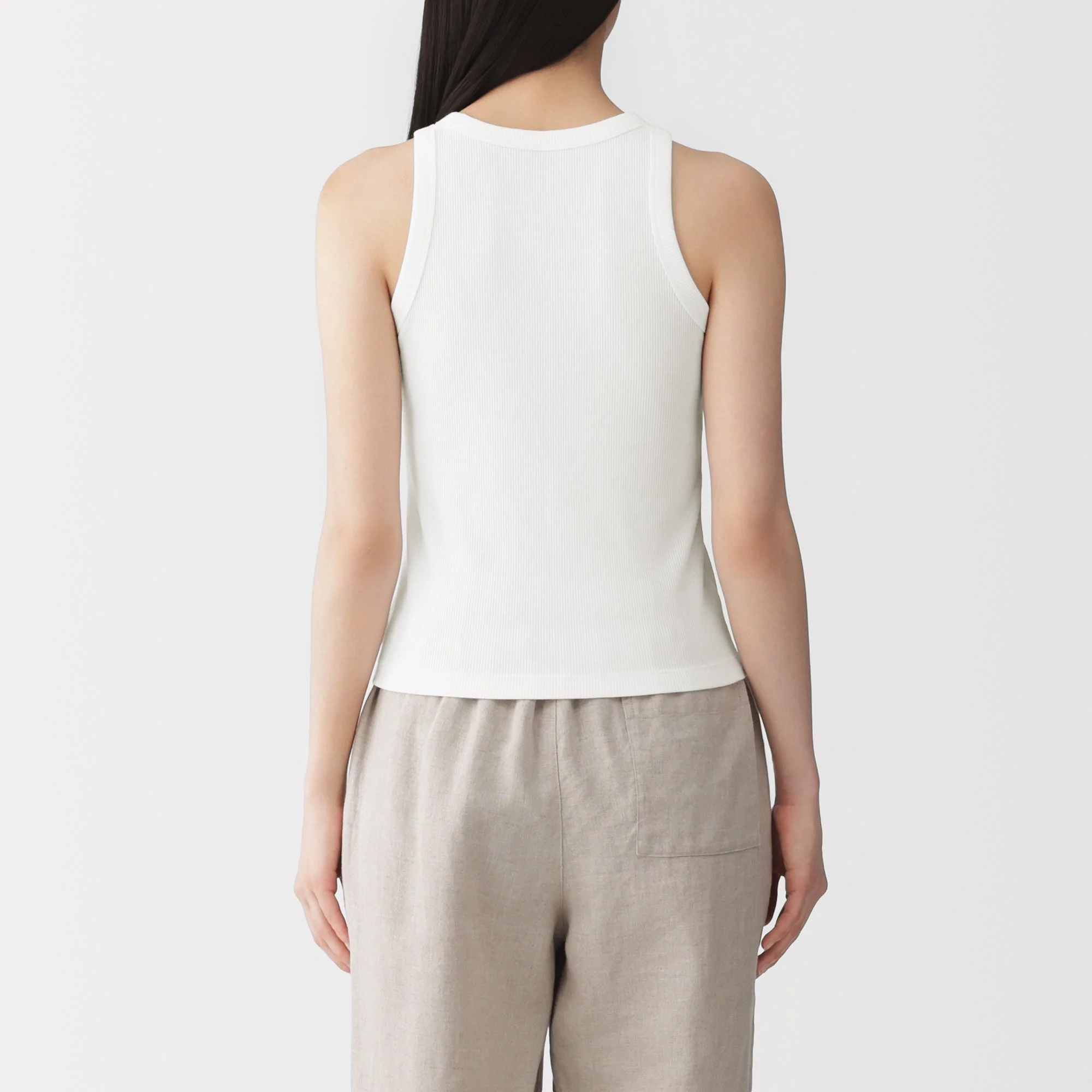 Lyocell Blend Rib Tank Top - Image 22
