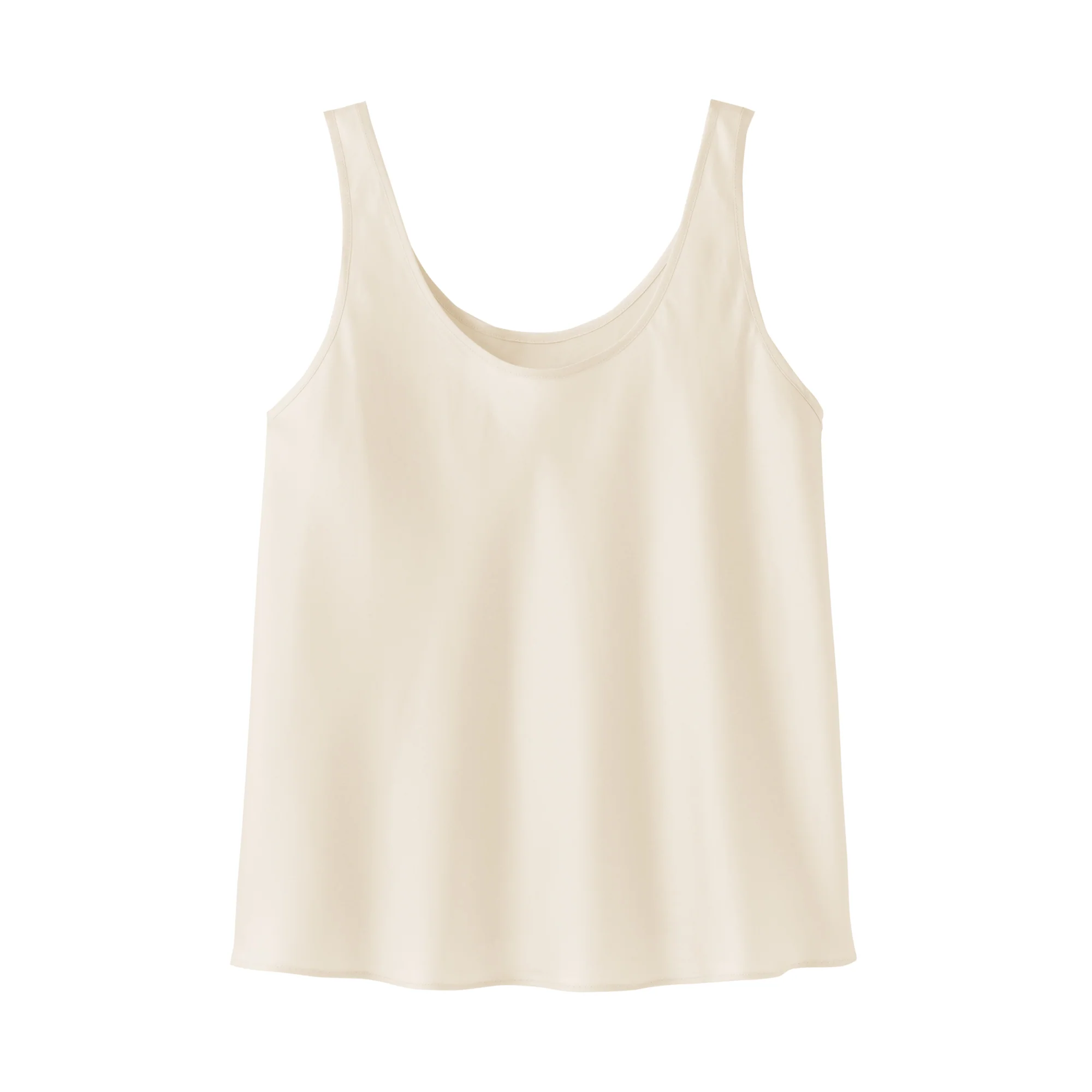 Lyocell Satin Flared Tank Top - Image 9