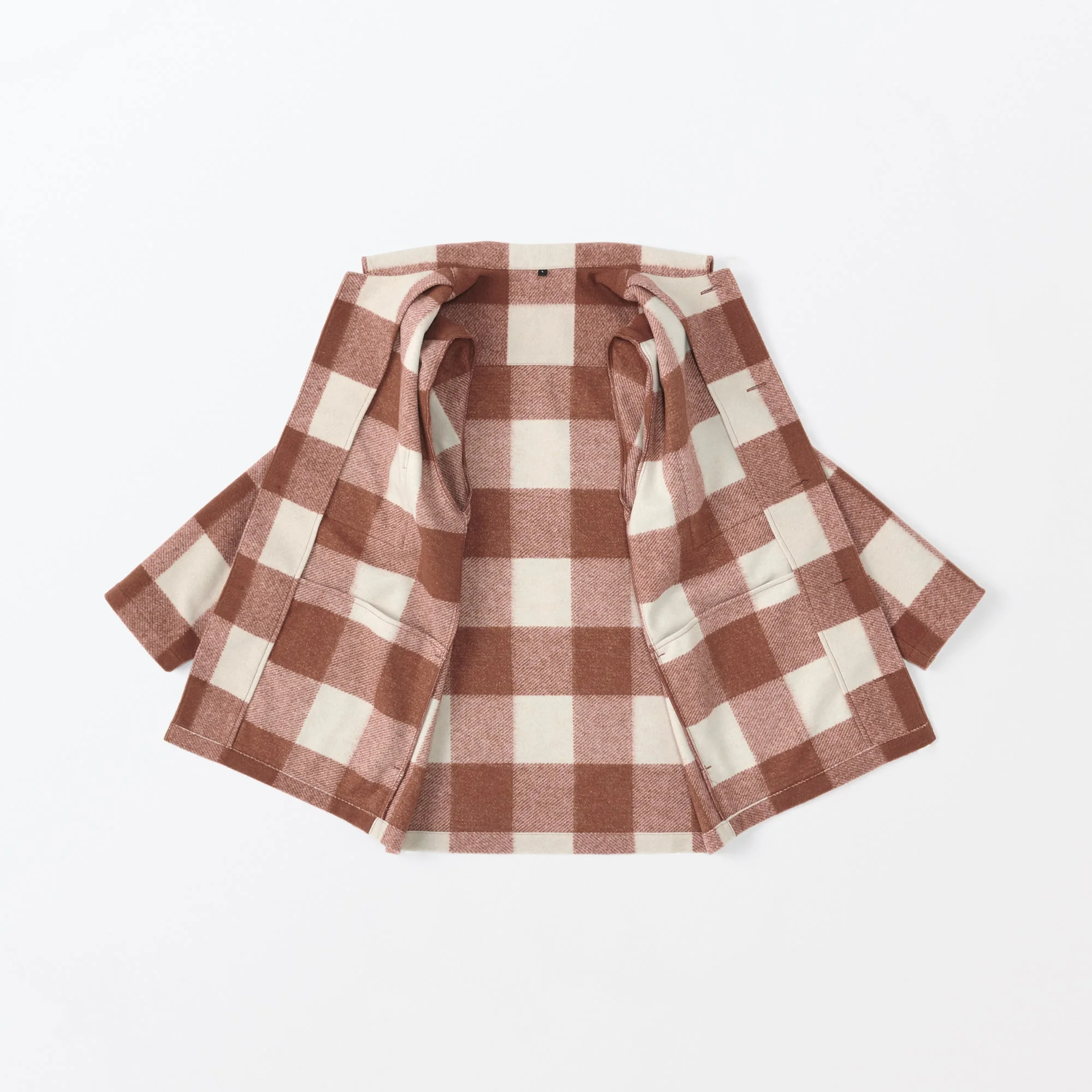 Men's Brushed Stretch Checkered Shirt Jacket - Image 9