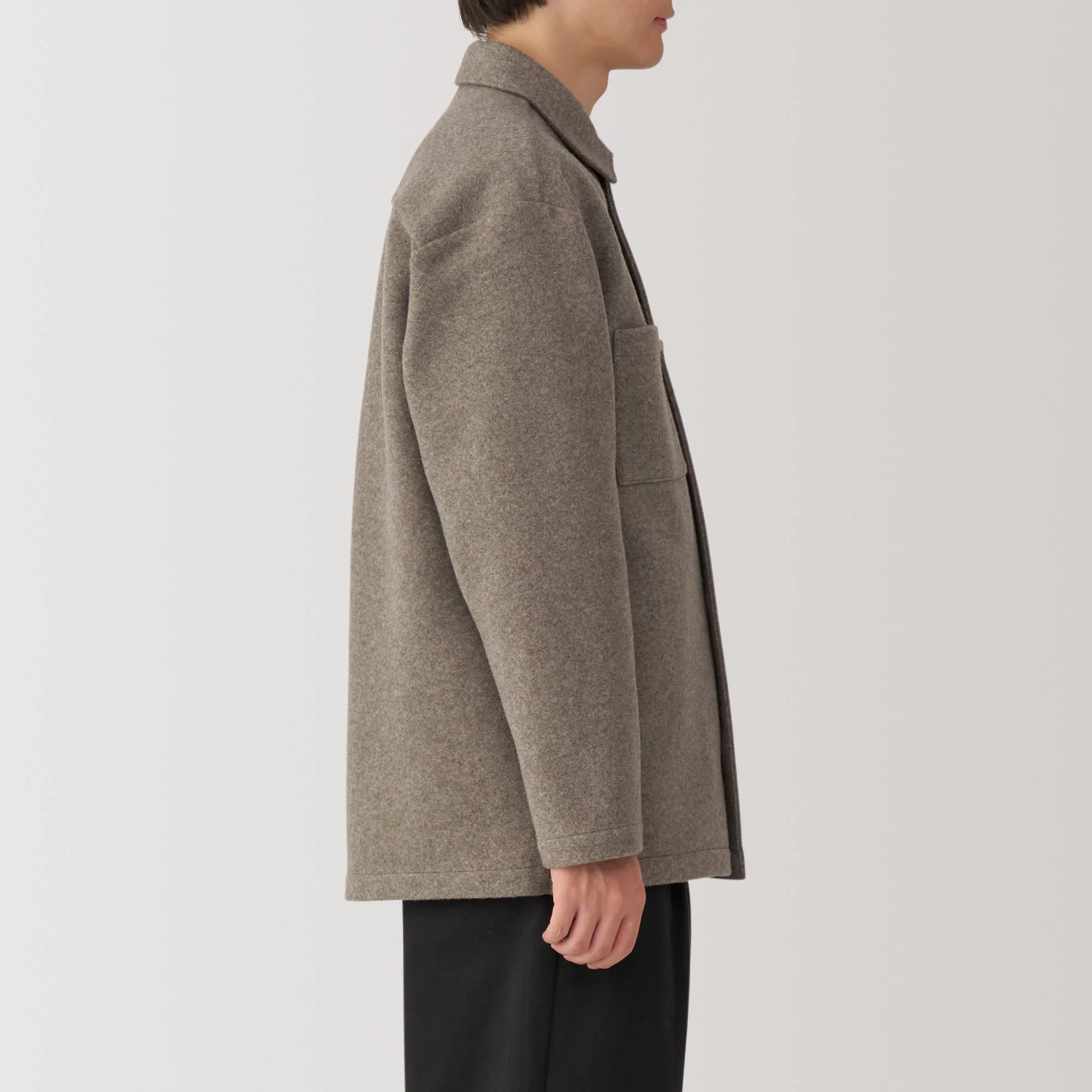 Men's Brushed Stretch Shirt Jacket - Image 15