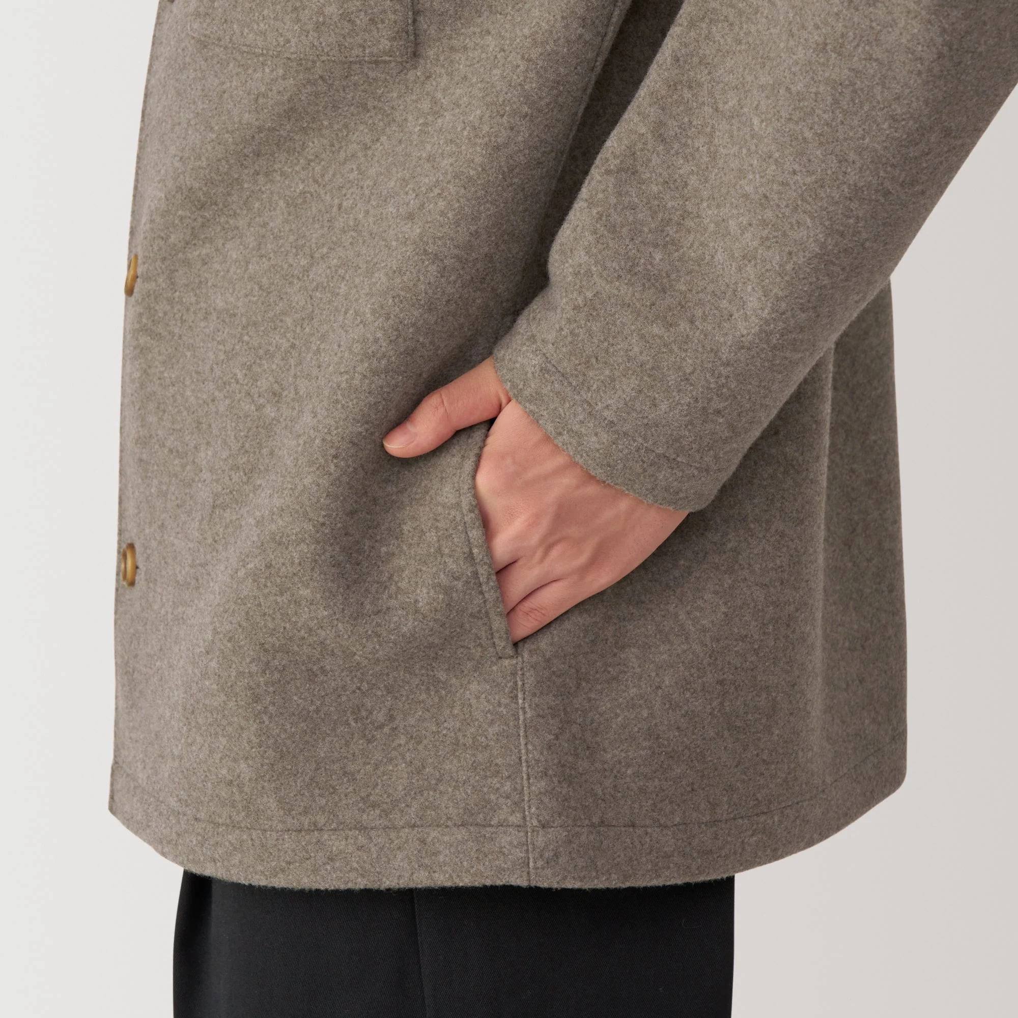 Men's Brushed Stretch Shirt Jacket - Image 18