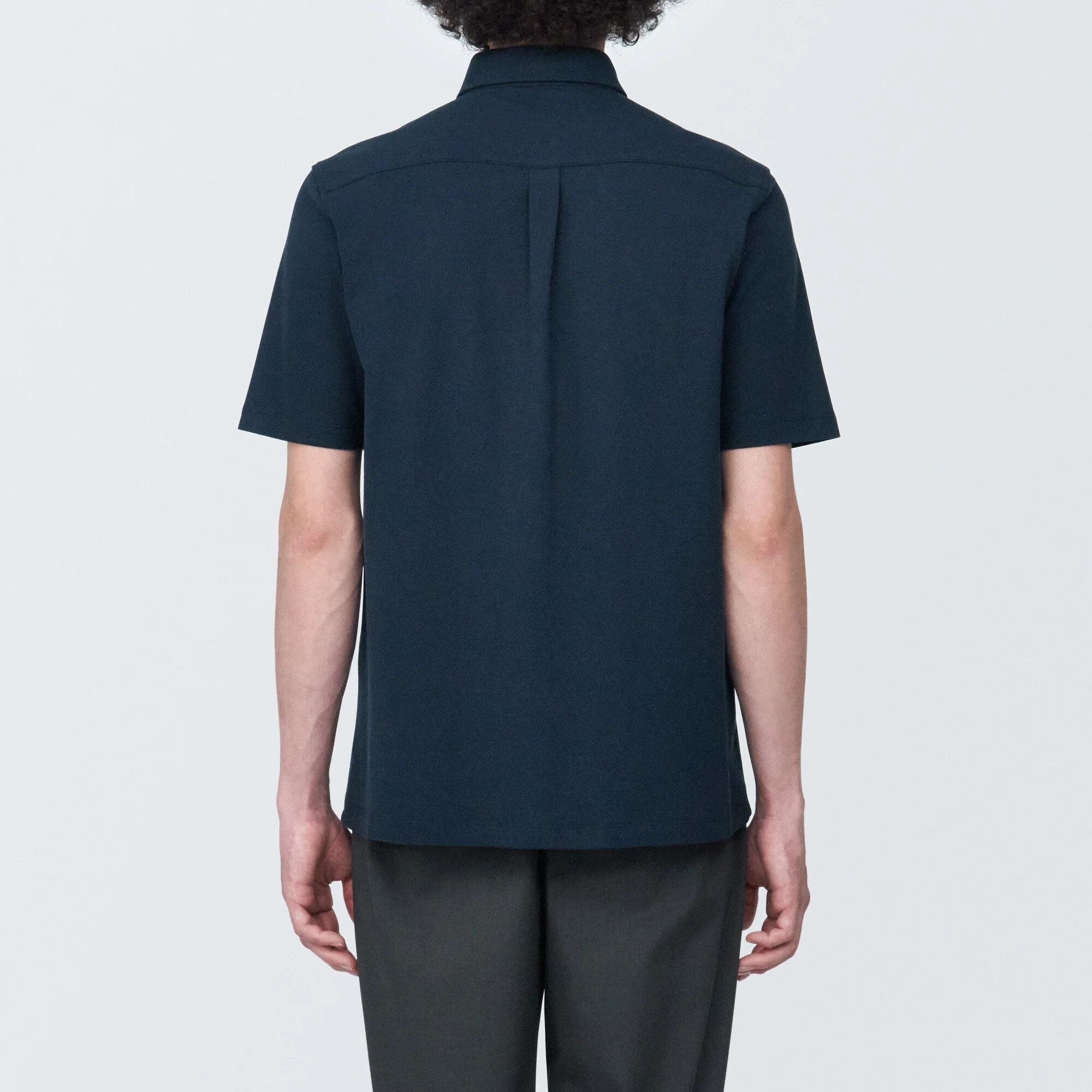 Men's Cool Touch Pique Button Down Short Sleeve Polo Shirt - Image 33