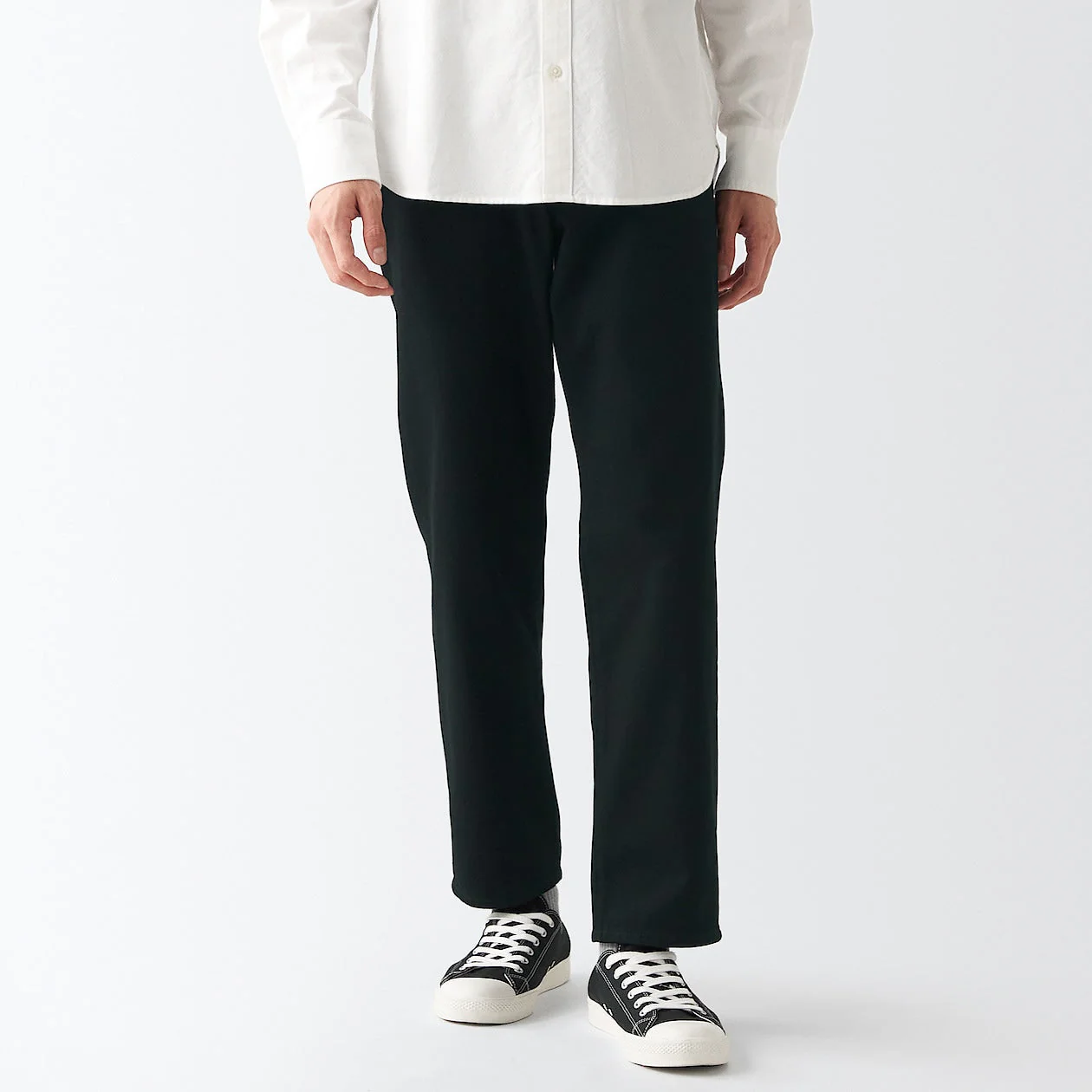 Men's Denim Regular Pants Black (L 30inch / 76cm) - Image 3