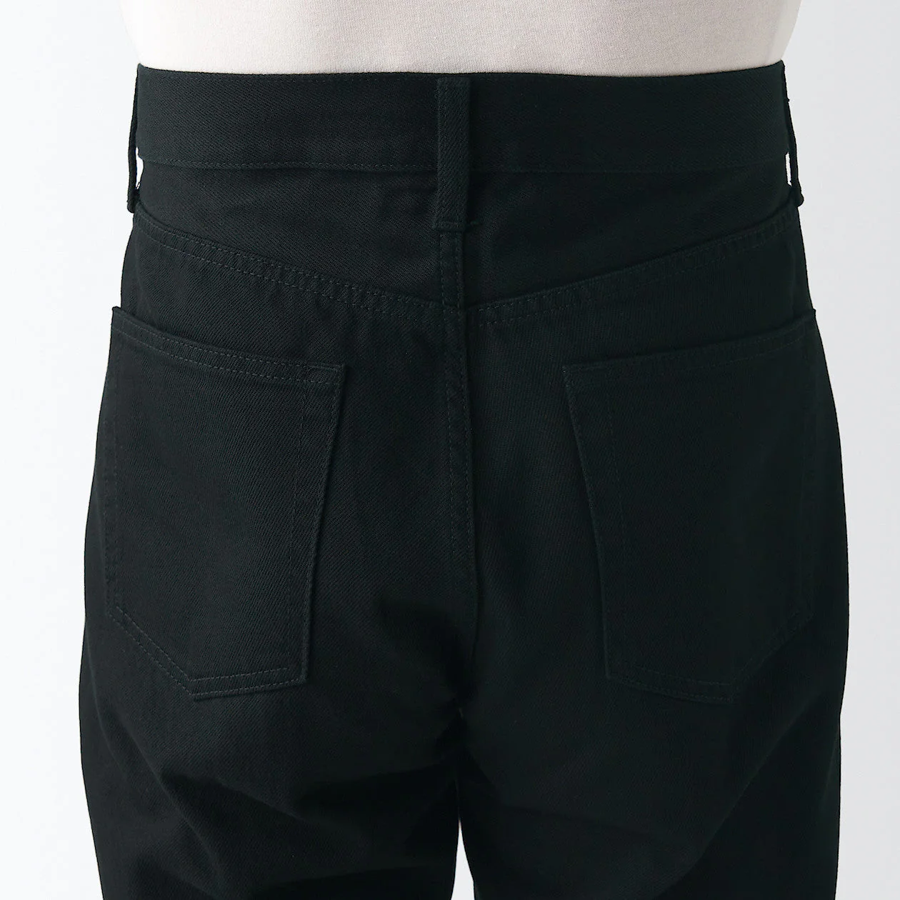 Men's Denim Regular Pants Black (L 30inch / 76cm) - Image 9