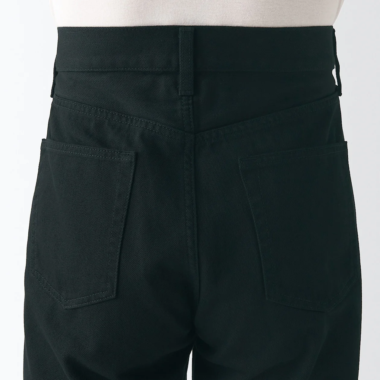 Men's Denim Regular Pants Black (L 32inch / 82cm) - Image 9