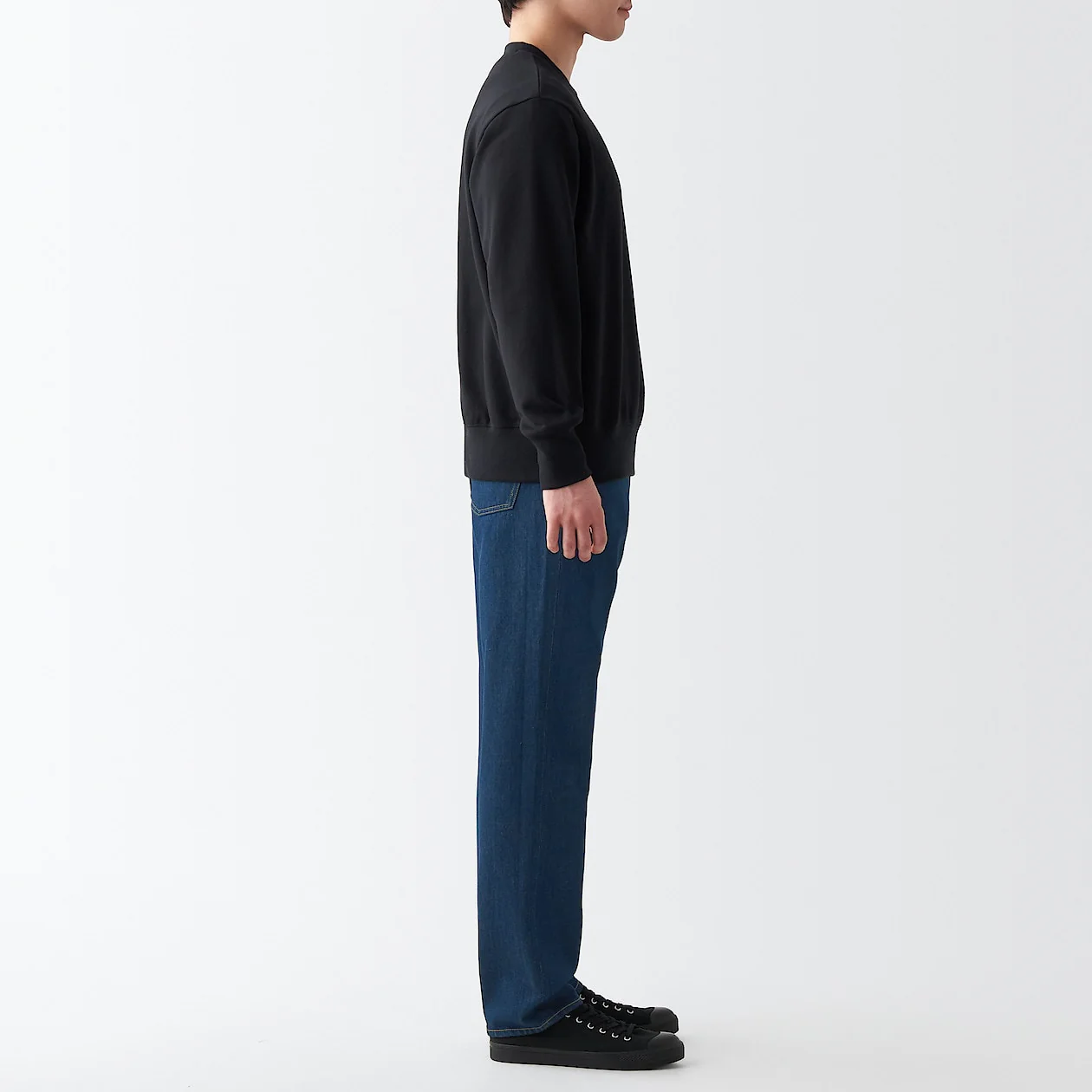 Men's Denim Regular Pants Blue (L 32inch / 82cm) - Image 4