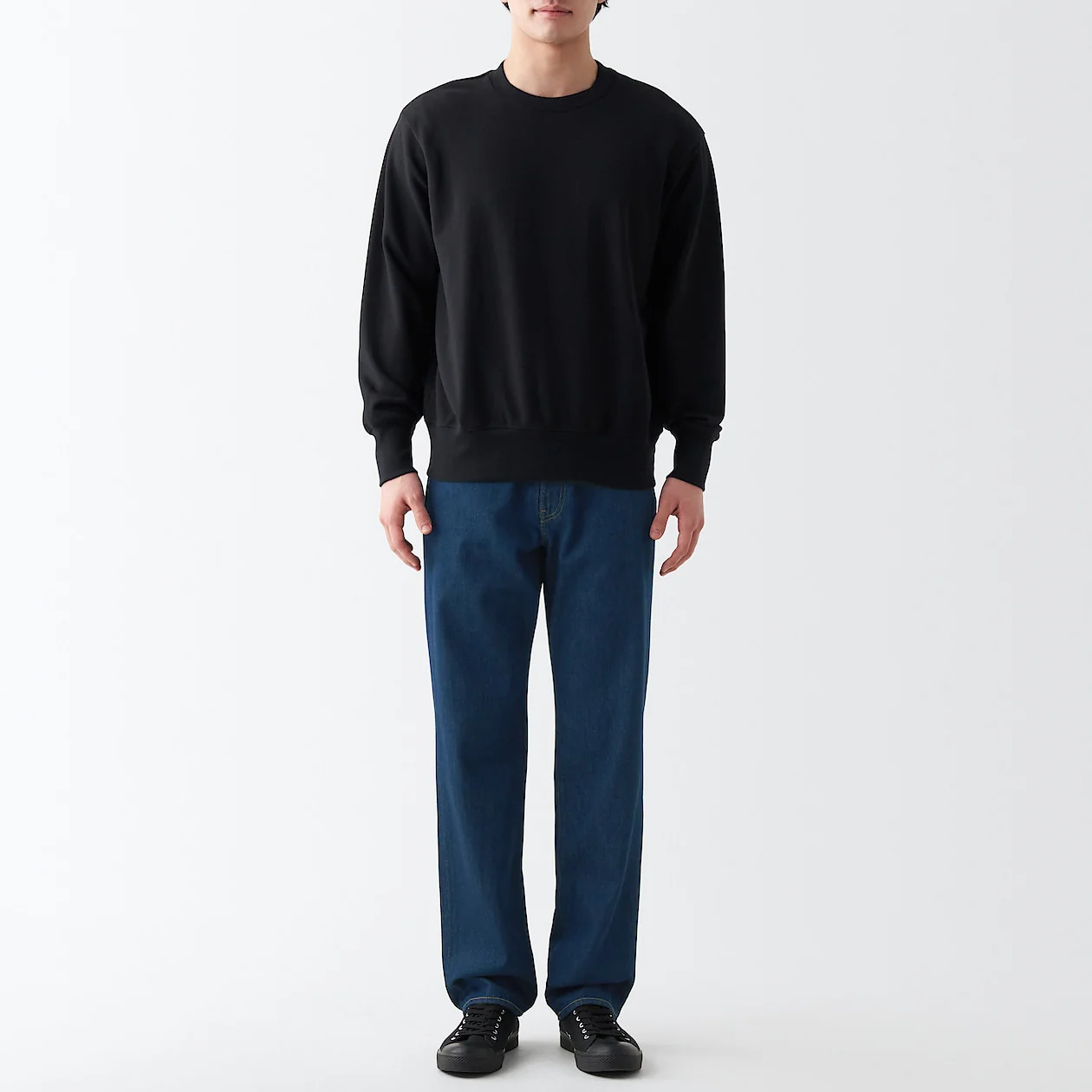 Men's Denim Regular Pants Blue (L 30inch / 76cm) - Image 4