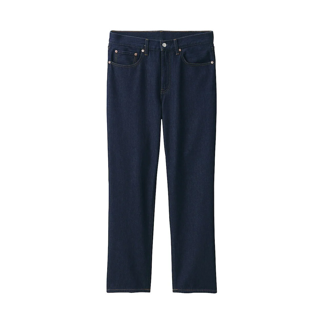 Men's Denim Regular Pants Dark Navy (L 30inch / 76cm) - Image 2