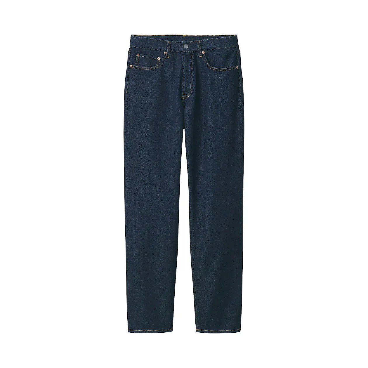 Men's Denim Regular Pants Dark Navy (L 32inch / 82cm) - Image 2