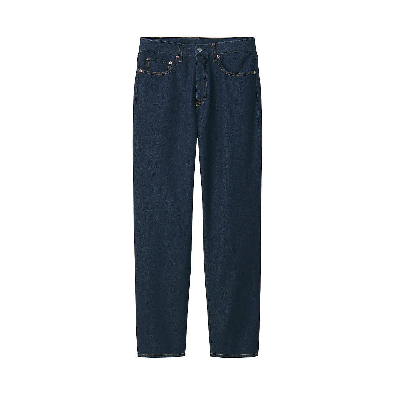 Men's Denim Regular Pants Dark Navy (L 32inch / 82cm) - Image 2