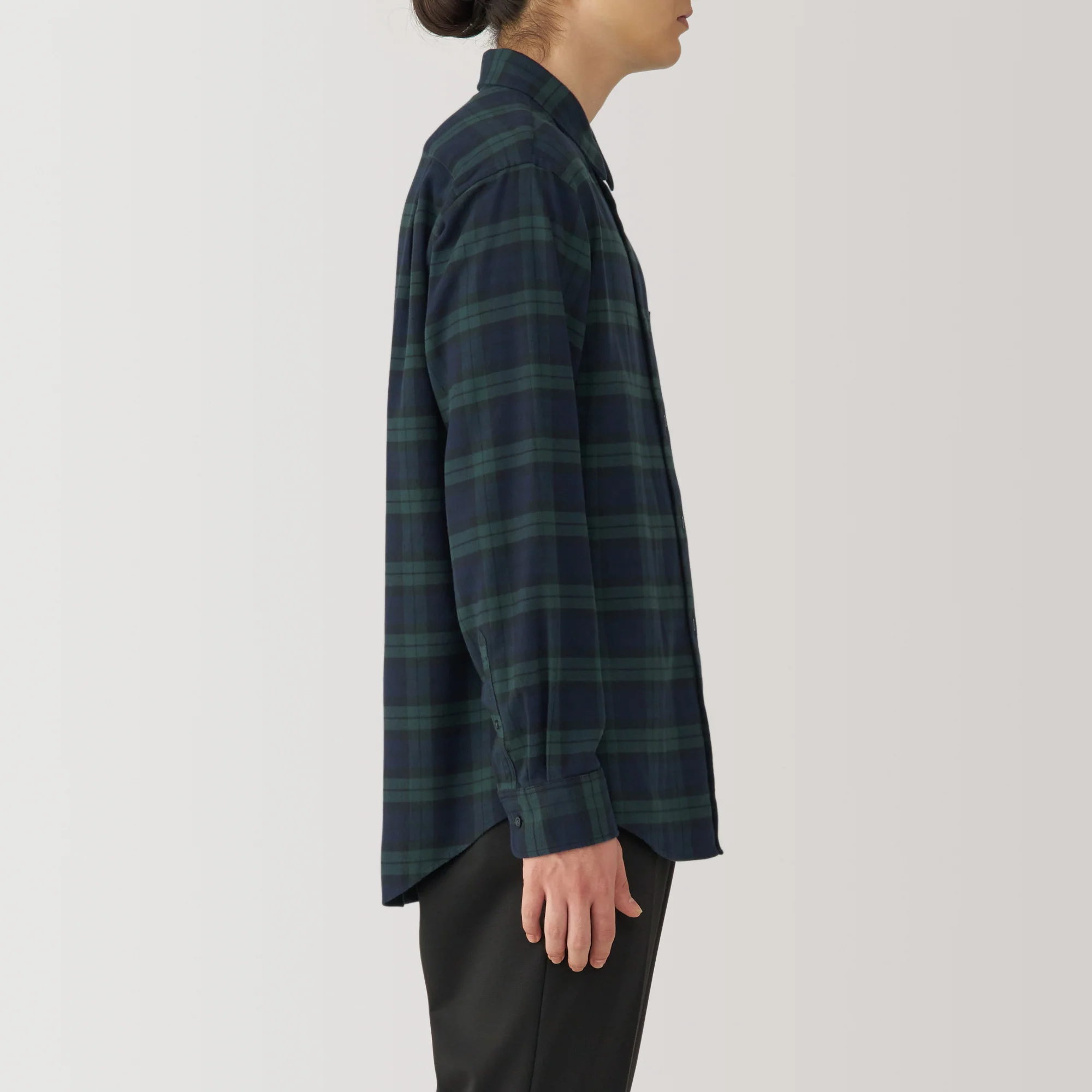 Men's Flannel Long Sleeve Patterned Shirt - Image 13