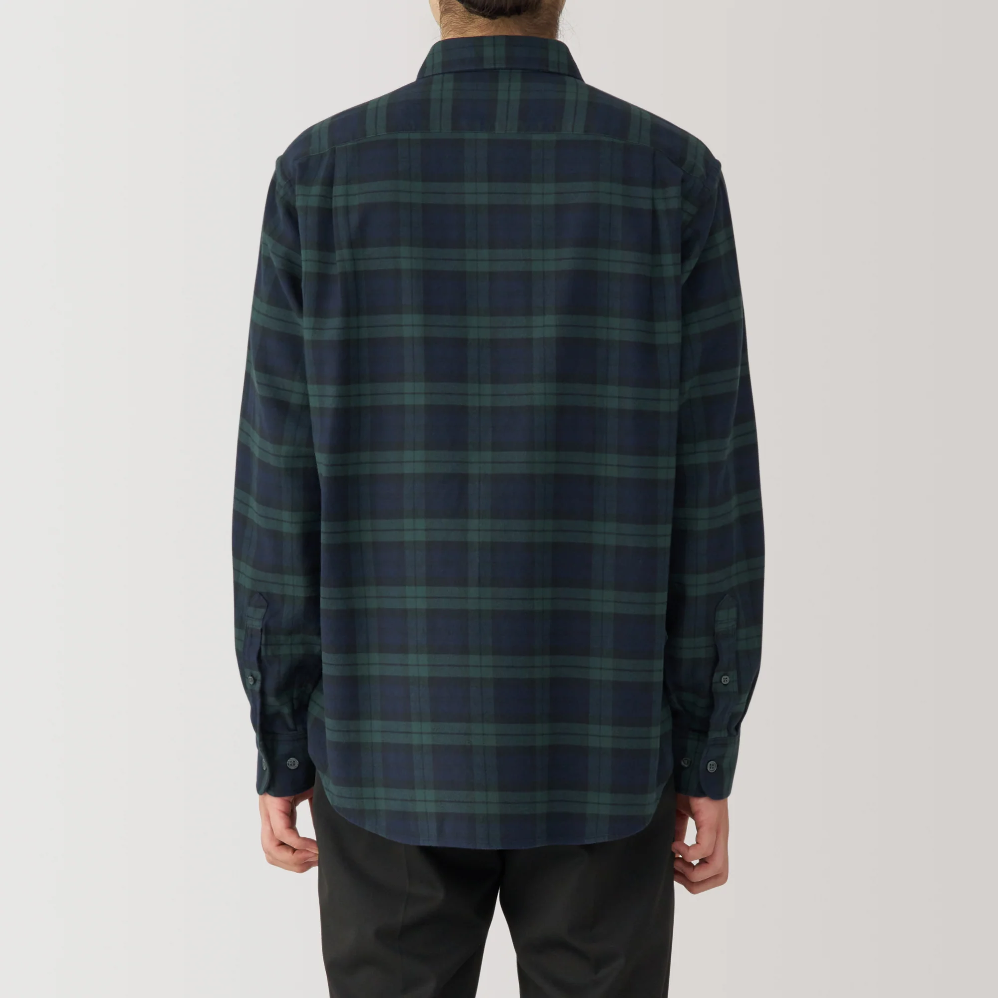 Men's Flannel Long Sleeve Patterned Shirt - Image 14