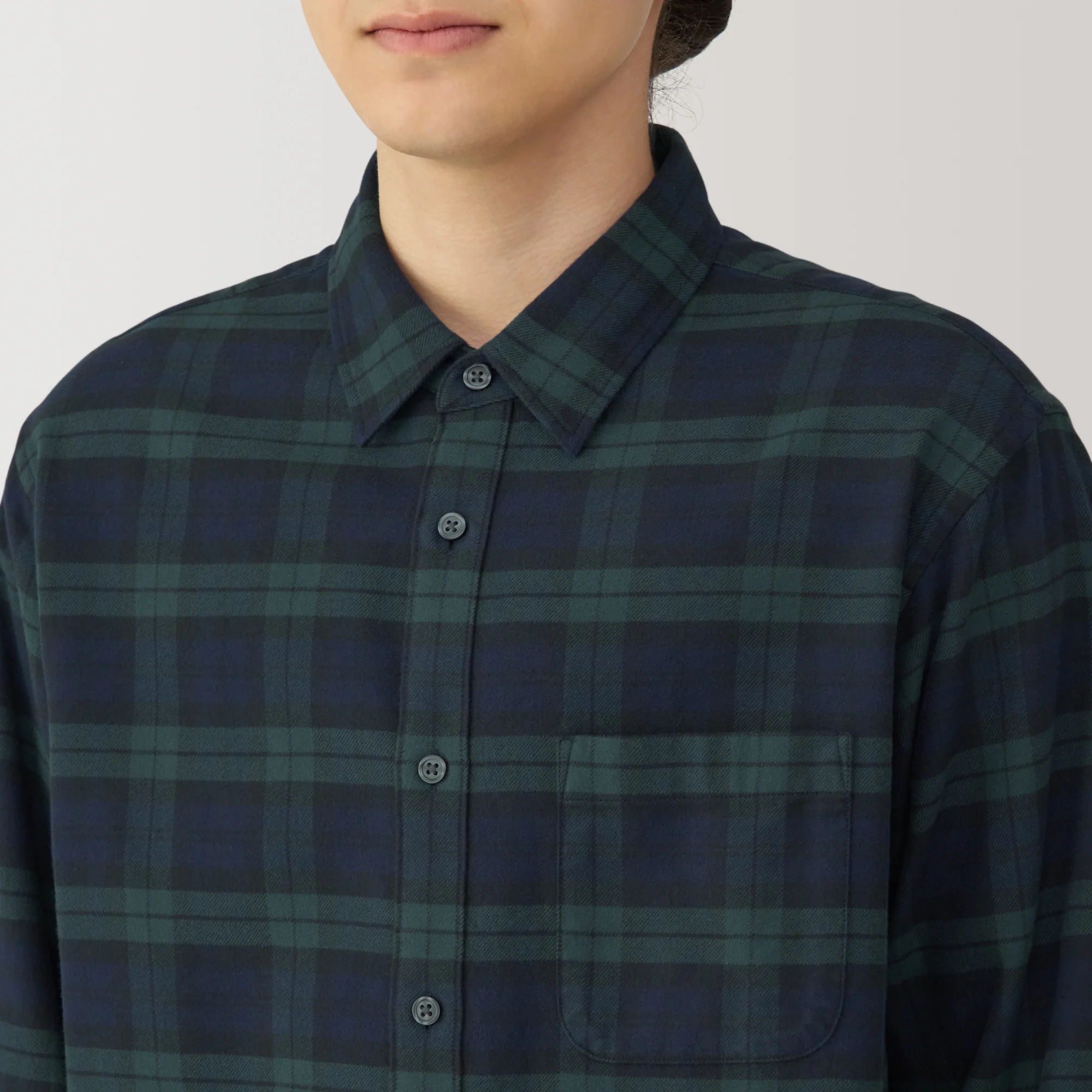 Men's Flannel Long Sleeve Patterned Shirt - Image 15