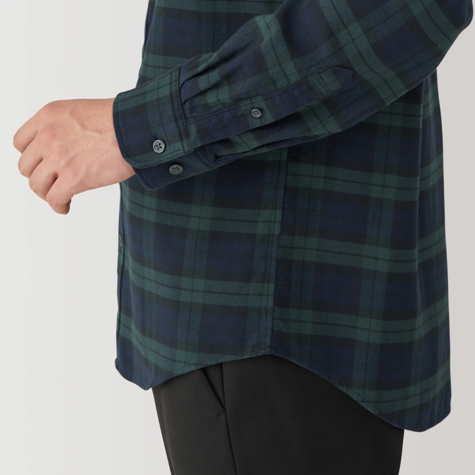 Men's Flannel Long Sleeve Patterned Shirt - Image 16