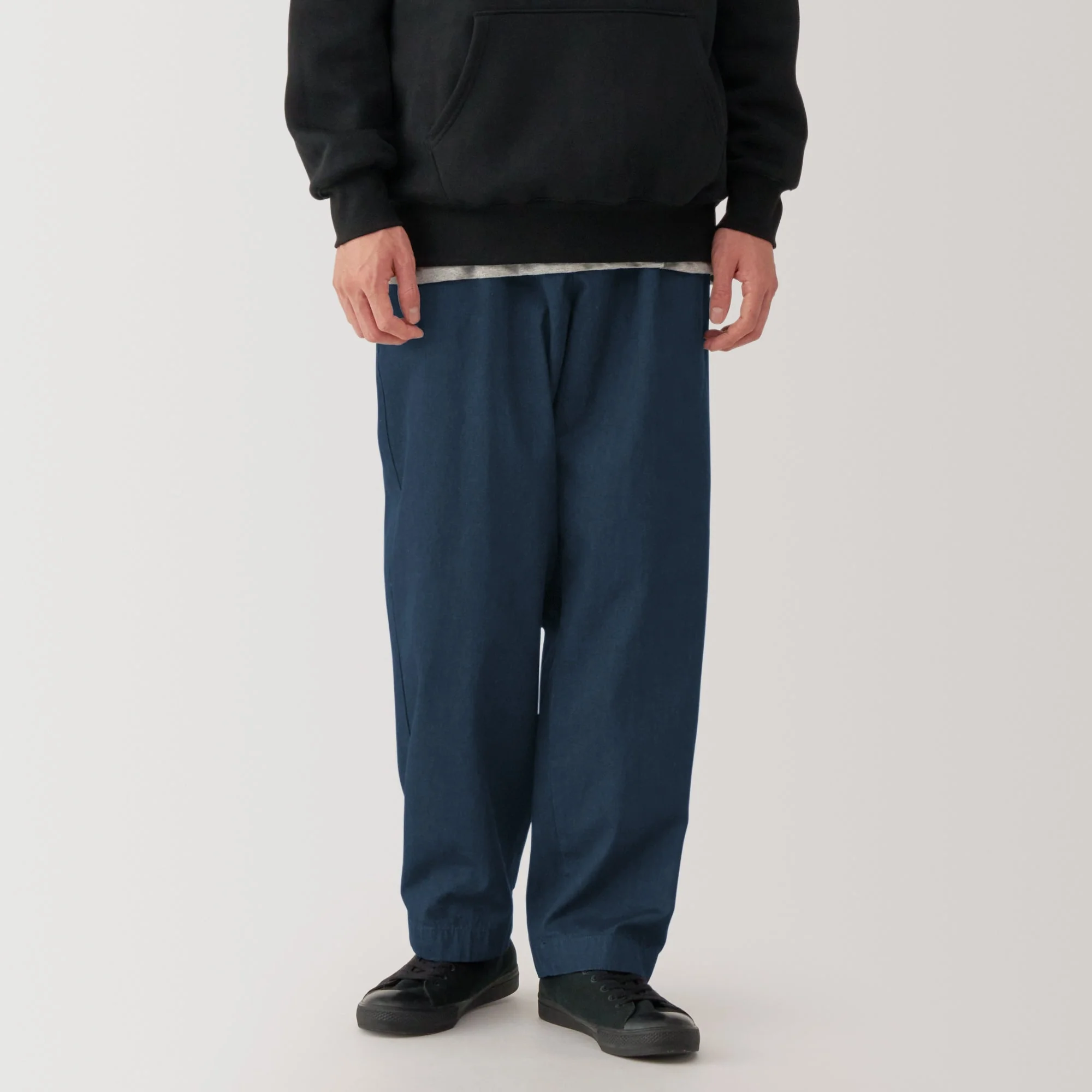 Men's Indigo Darted Wide Pants - Image 3