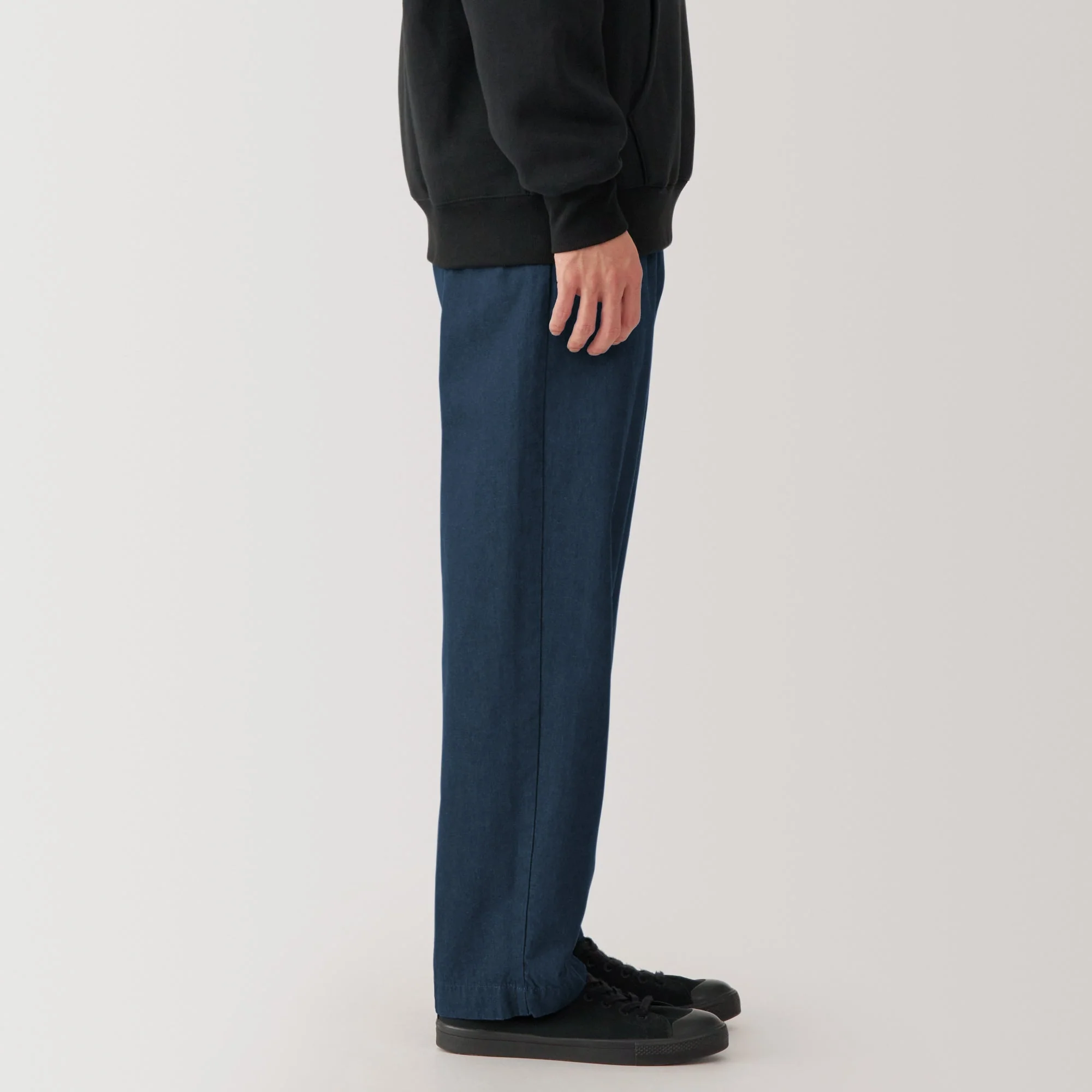 Men's Indigo Darted Wide Pants - Image 5