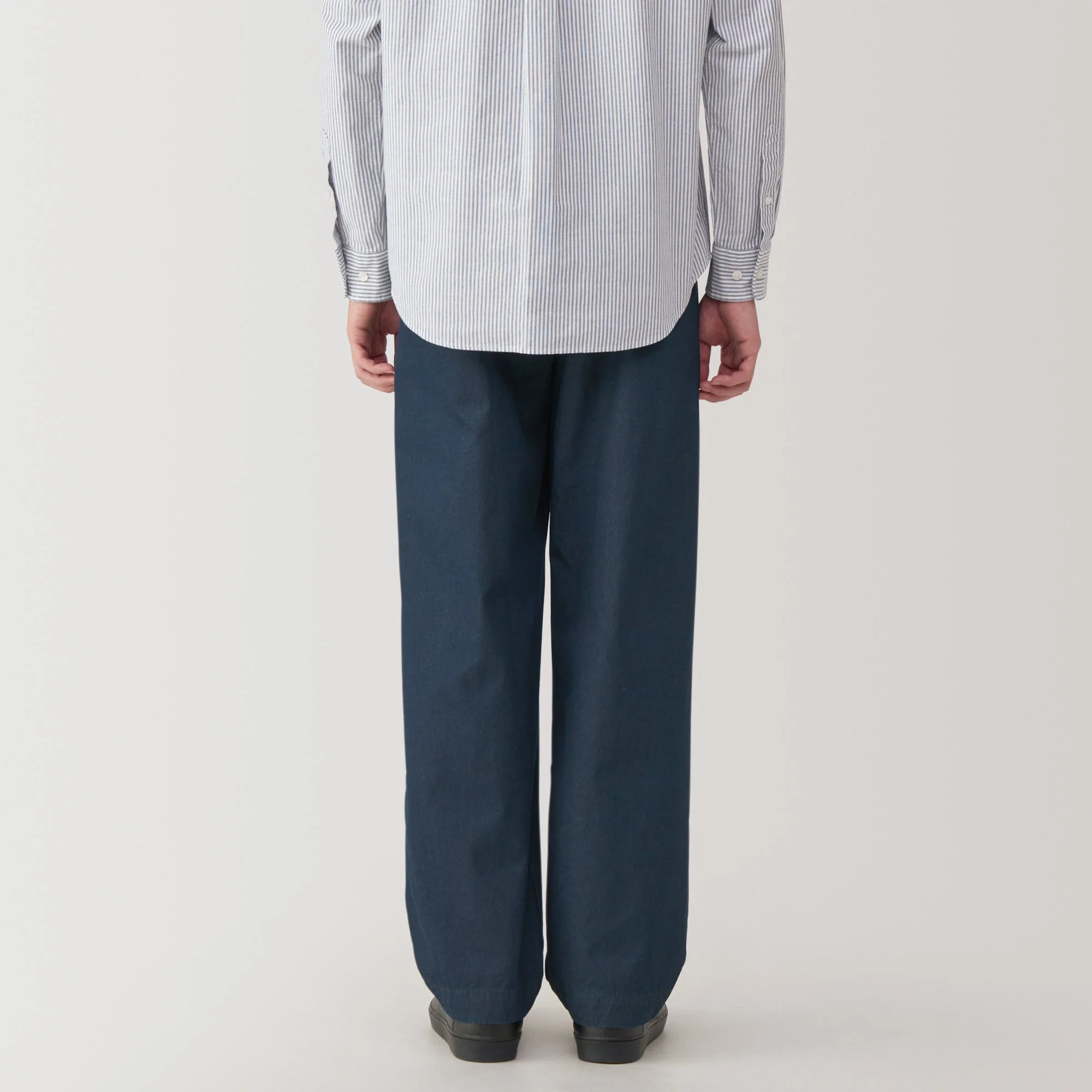 Men's Indigo Darted Wide Pants - Image 6