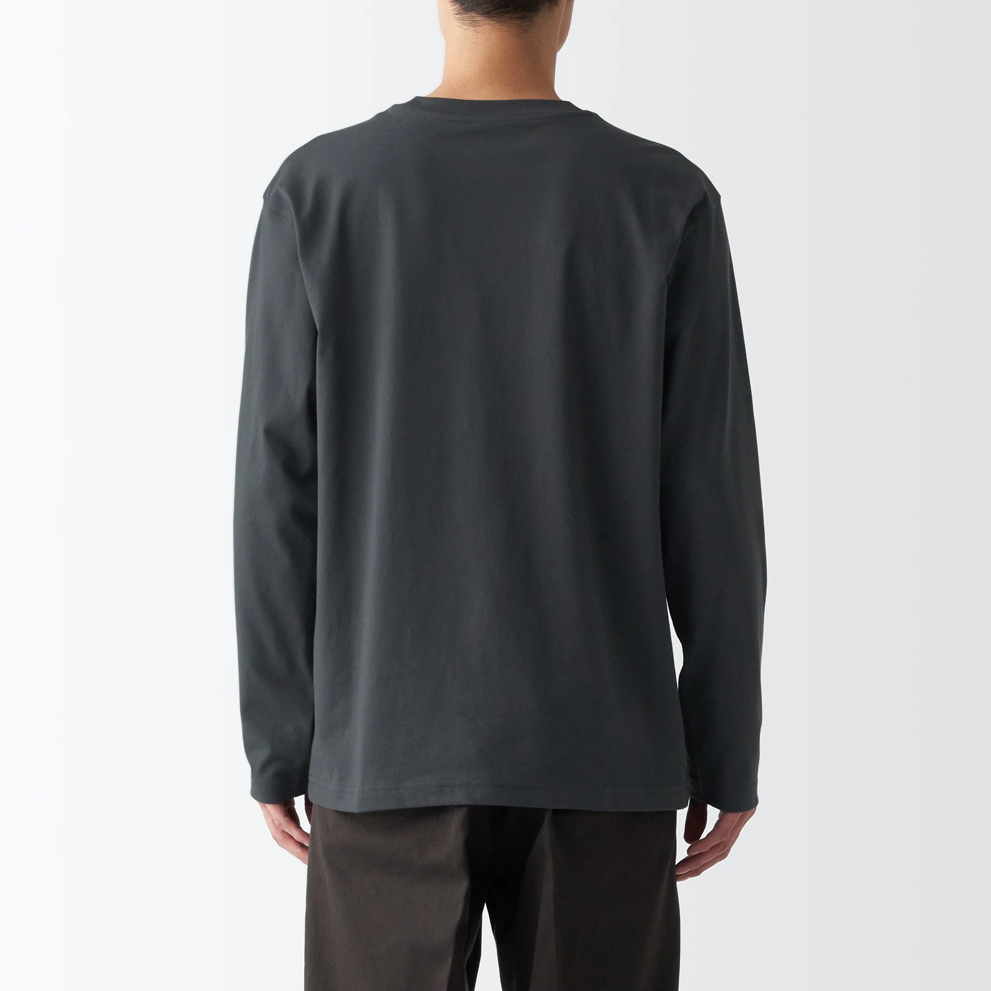 Men's Jersey Crew Neck Long Sleeve T-Shirt - Image 20