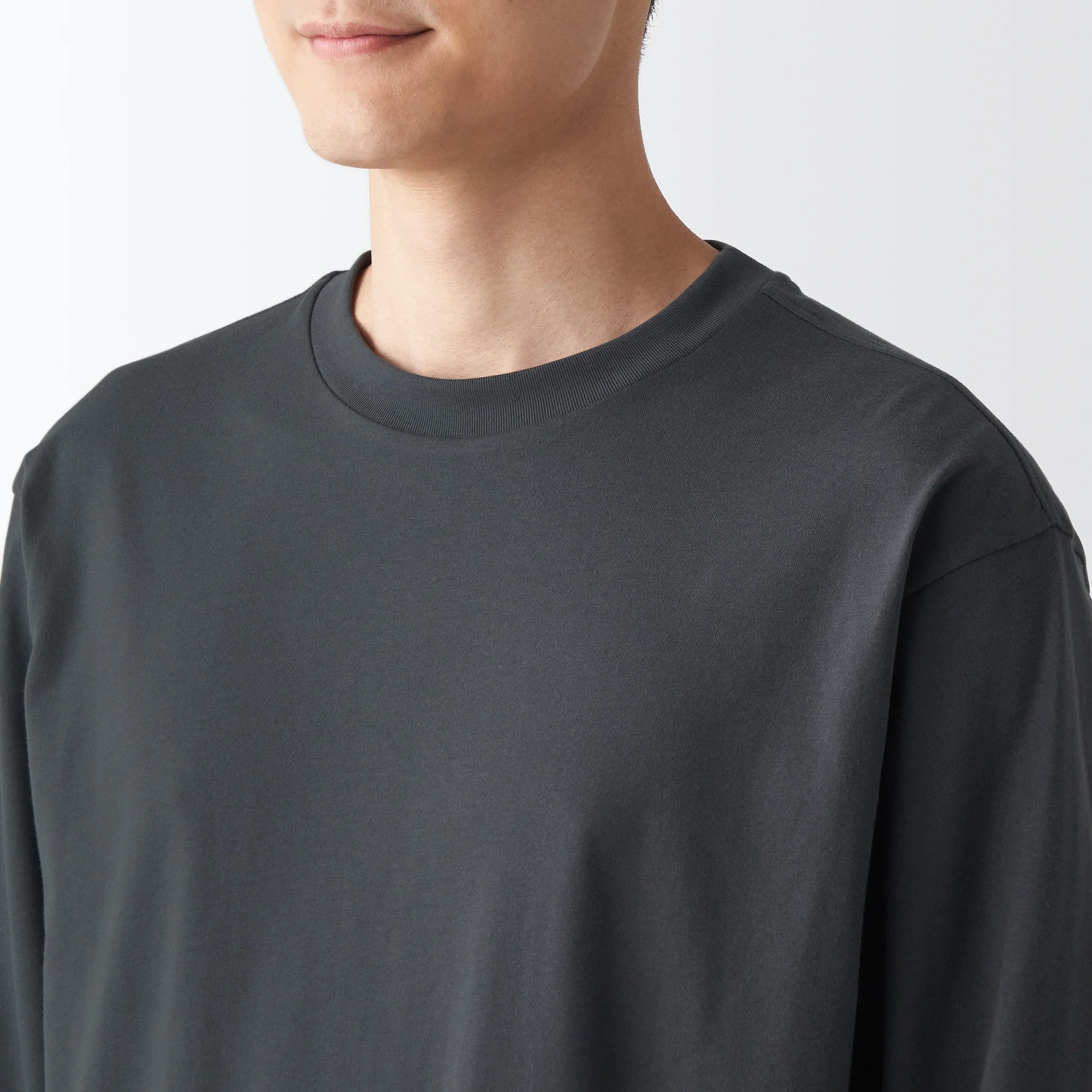 Men's Jersey Crew Neck Long Sleeve T-Shirt - Image 21