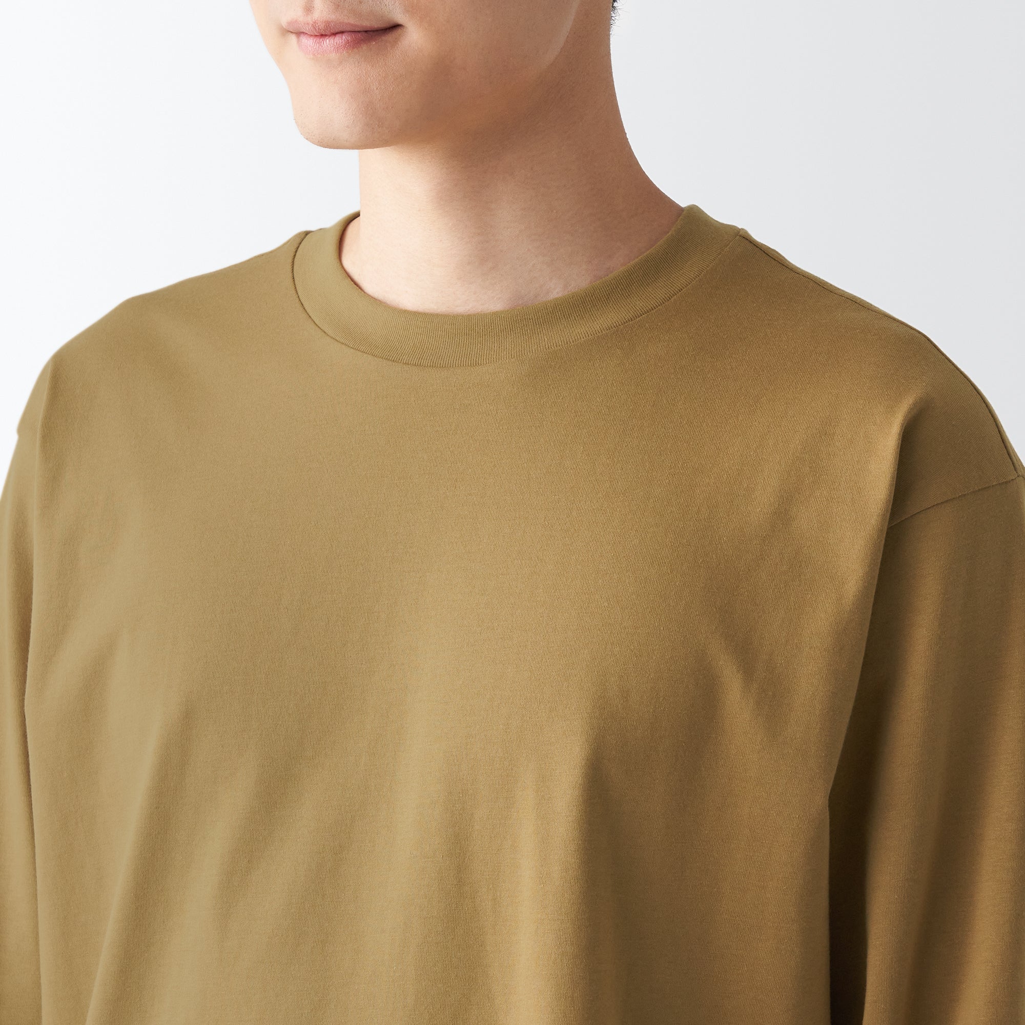 Men's Jersey Crew Neck Long Sleeve T-Shirt - Image 28