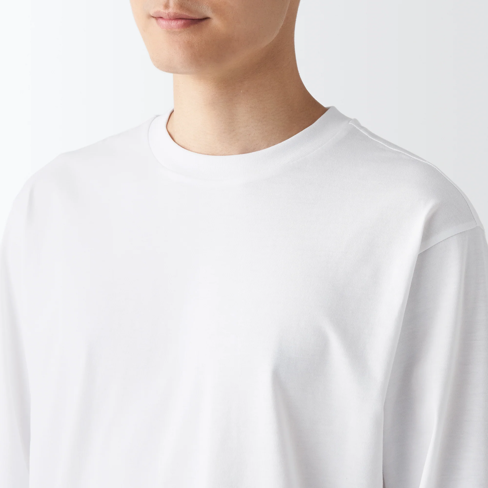 Men's Jersey Crew Neck Long Sleeve T-Shirt - Image 35