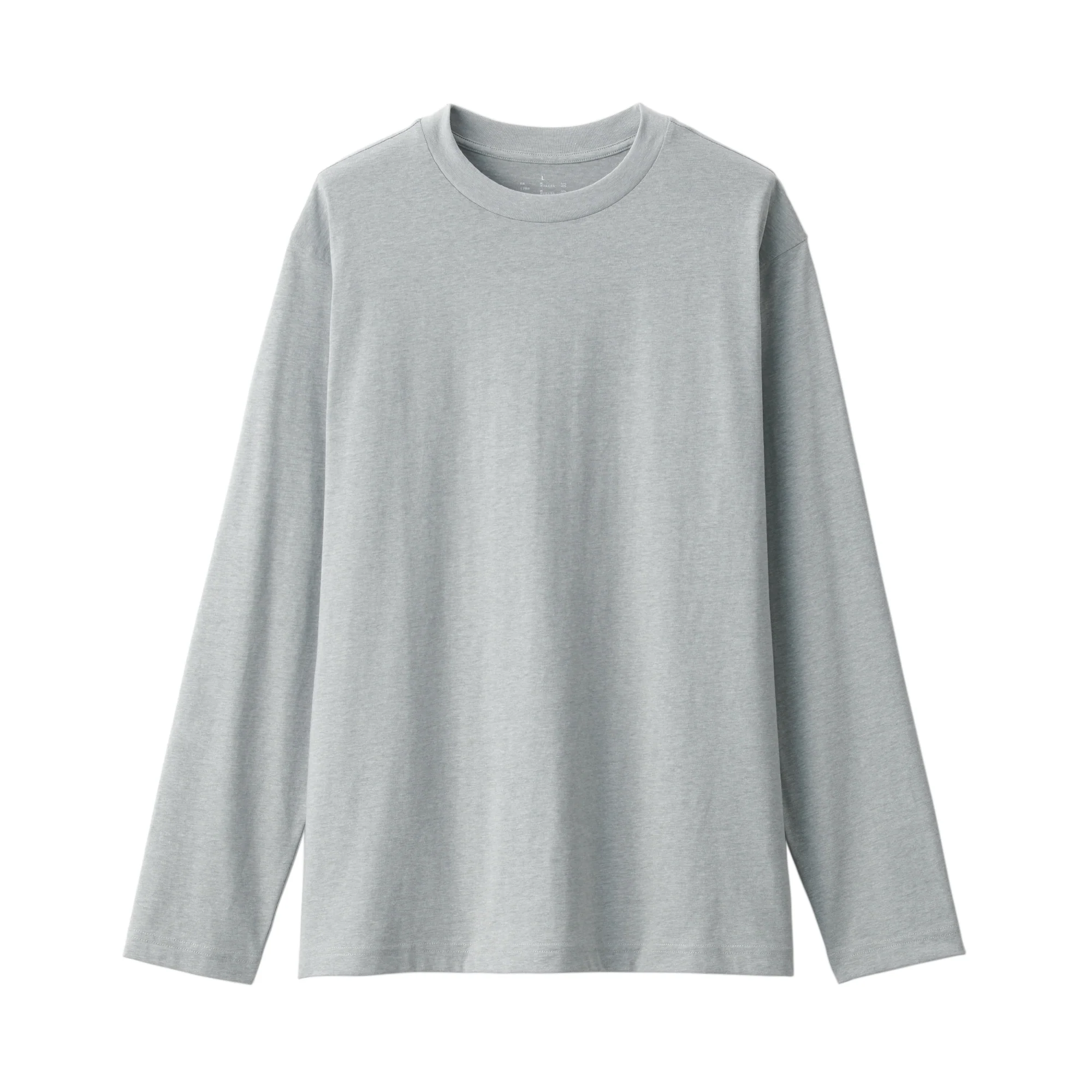 Men's Jersey Crew Neck Long Sleeve T-Shirt - Image 44