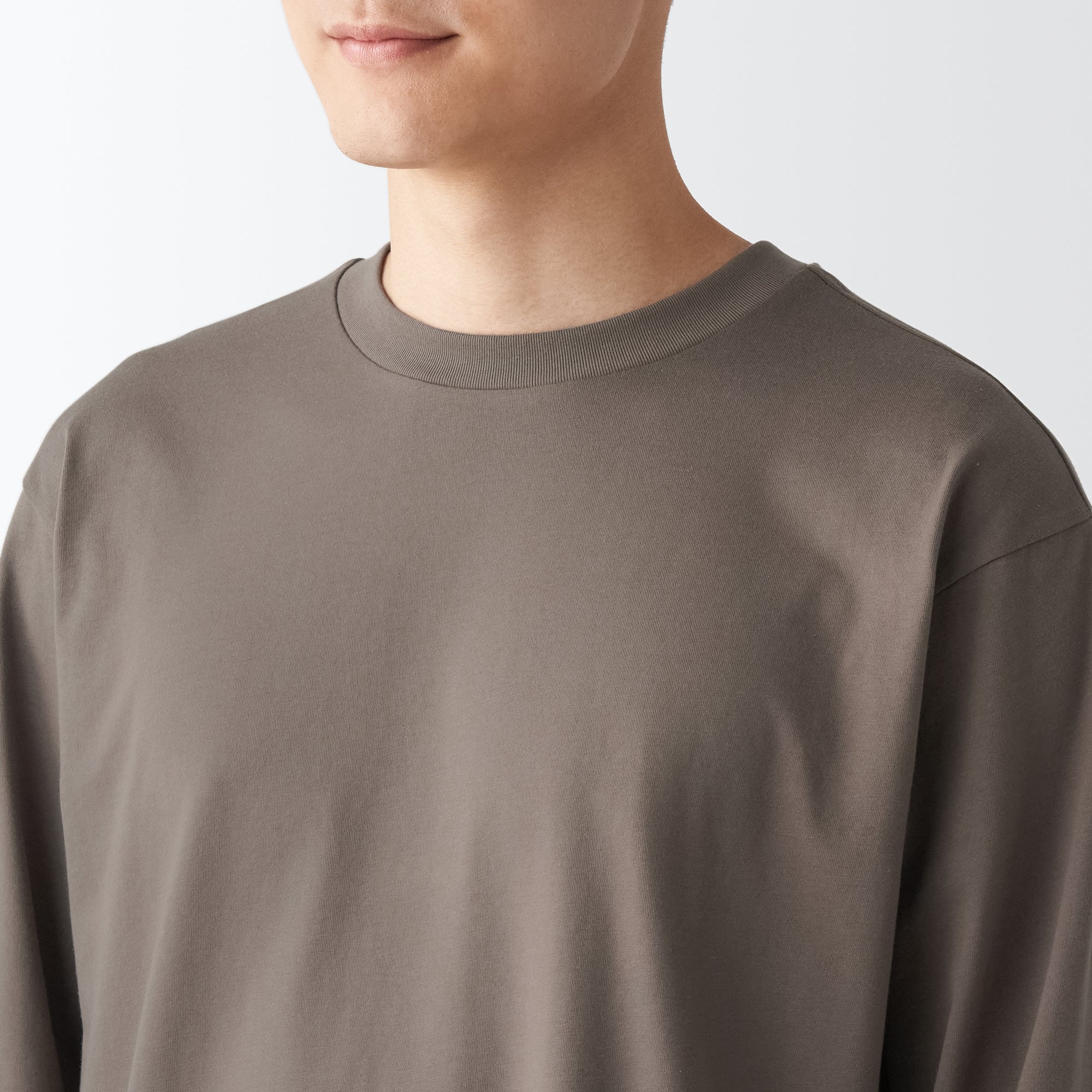 Men's Jersey Crew Neck Long Sleeve T-Shirt - Image 56