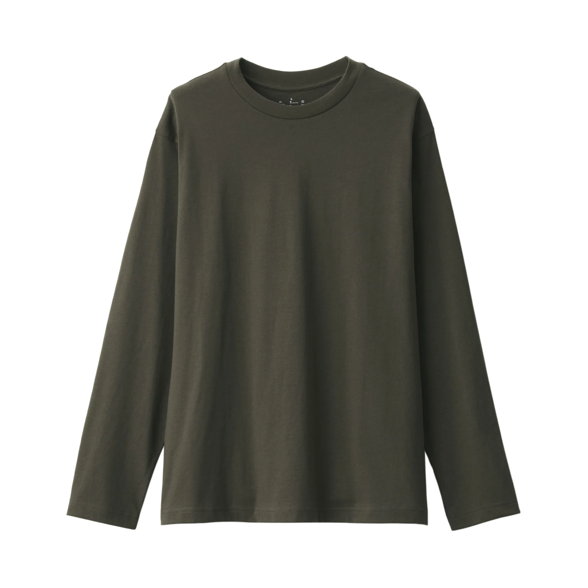 Men's Jersey Crew Neck Long Sleeve T-Shirt - Image 9