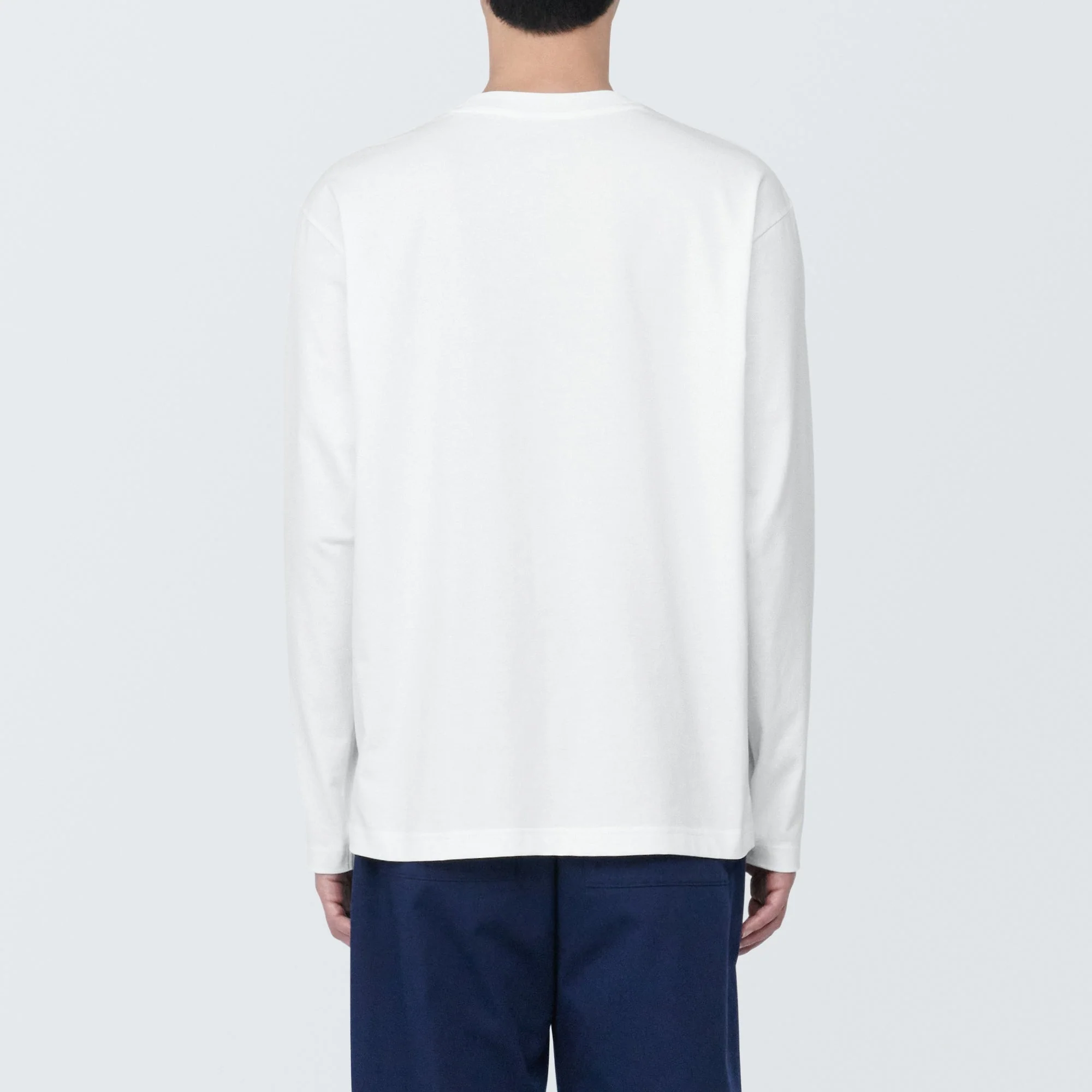 Men's Jersey Crew Neck Long Sleeve T-Shirt - Image 13