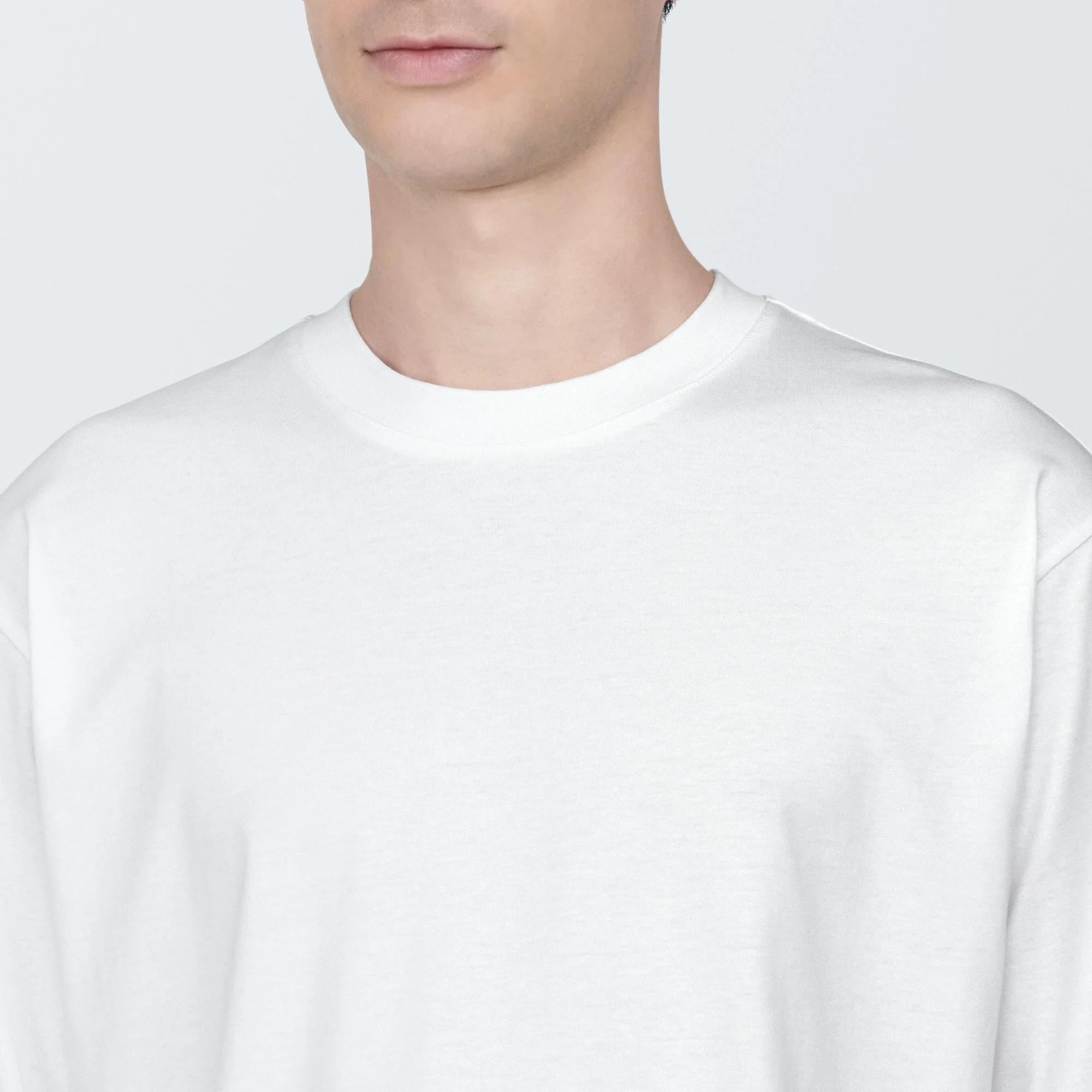 Men's Jersey Crew Neck Long Sleeve T-Shirt - Image 14