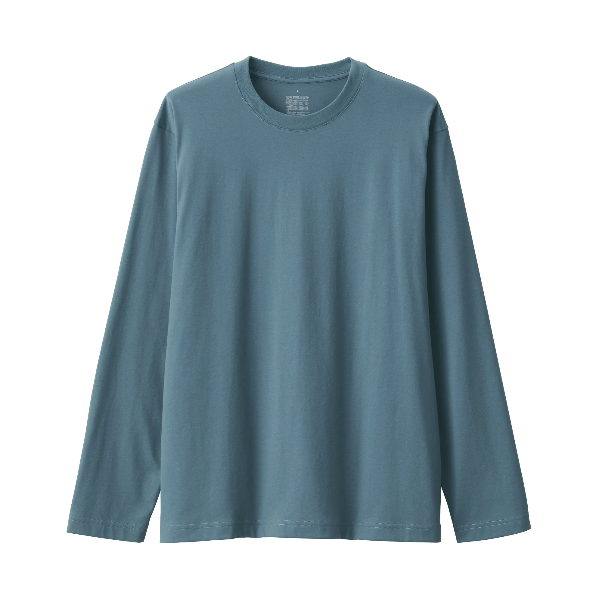 Men's Jersey Crew Neck Long Sleeve T-Shirt - Image 2