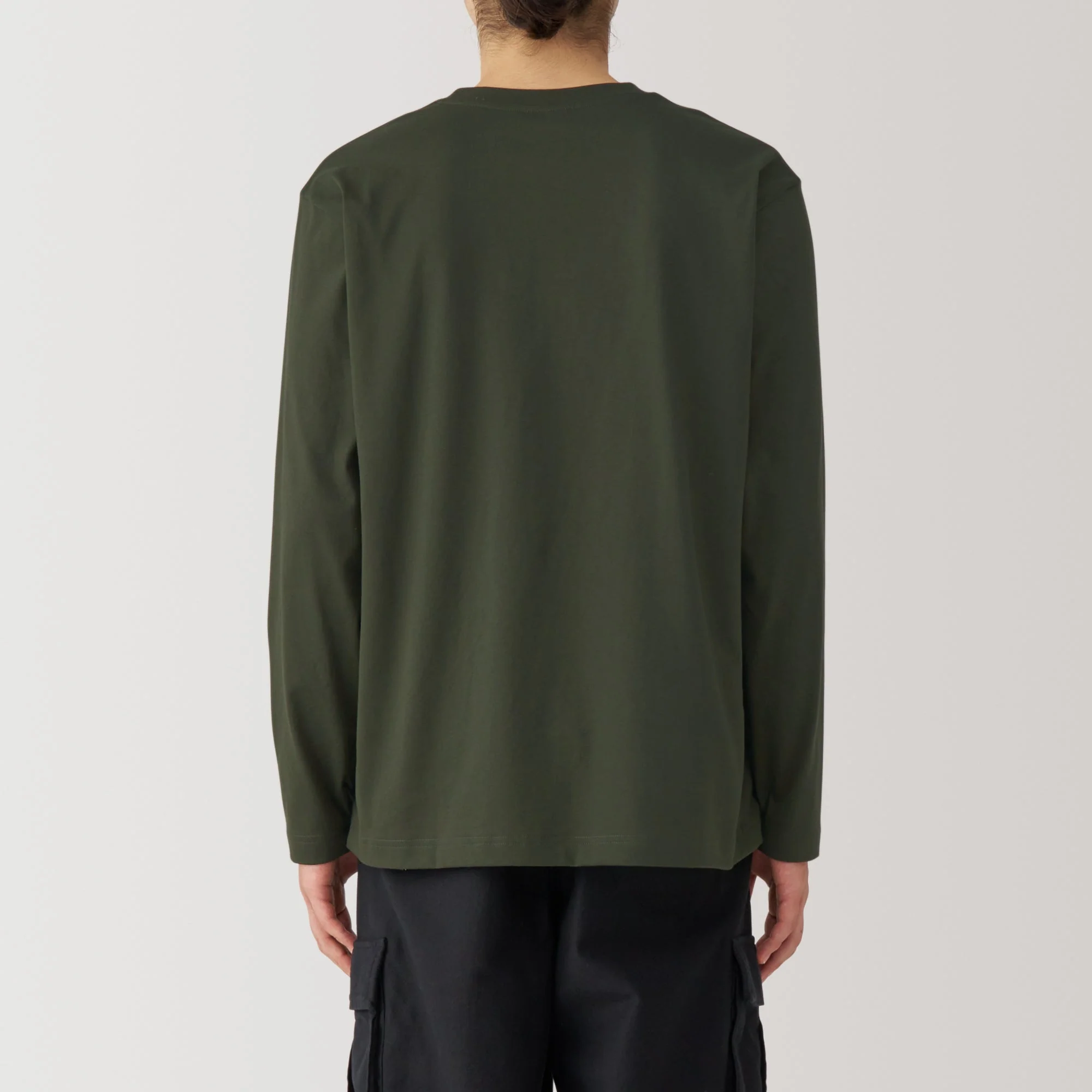 Men's Jersey Crew Neck Long Sleeve T-Shirt - Image 27