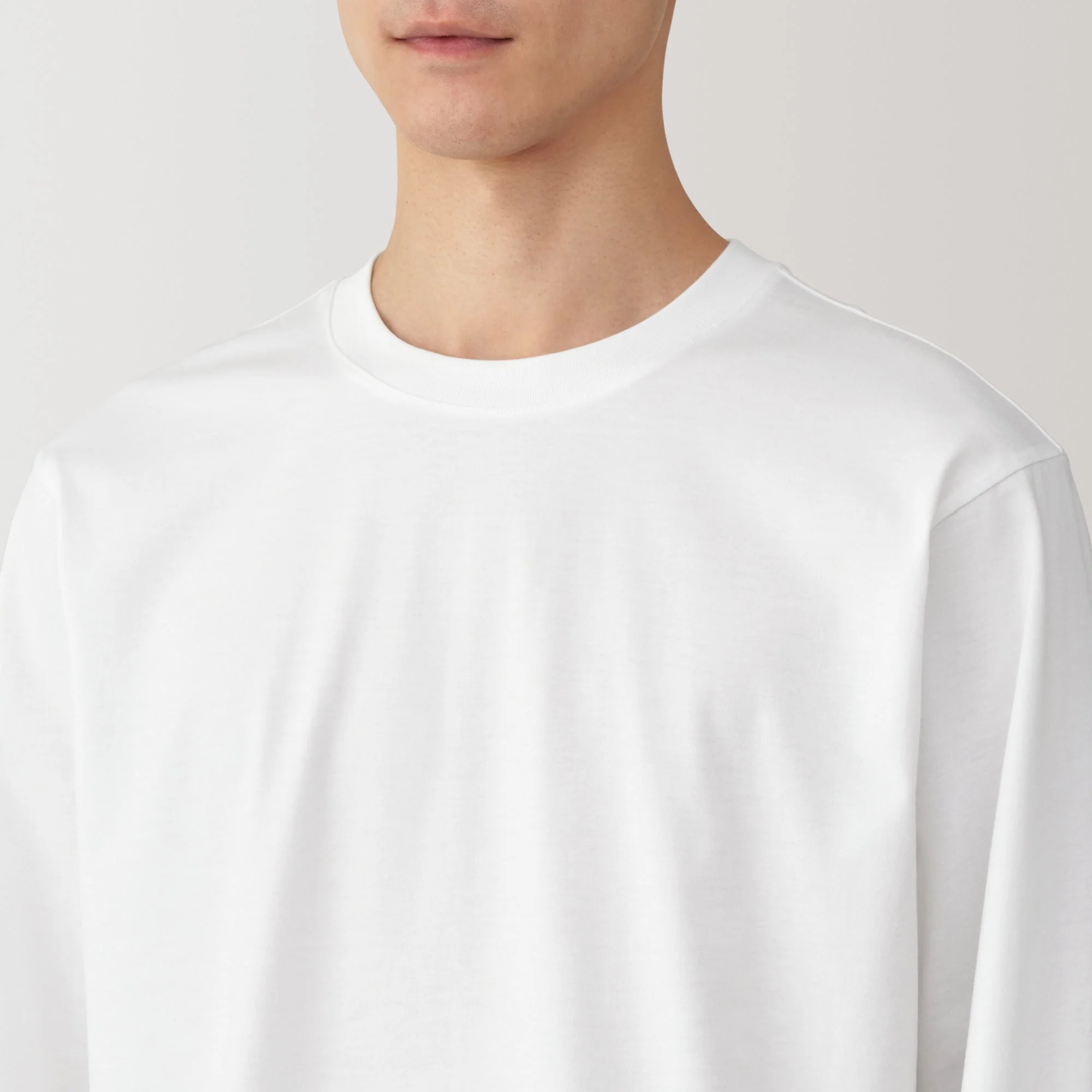 Men's Jersey Crew Neck Long Sleeve T-Shirt - Image 14