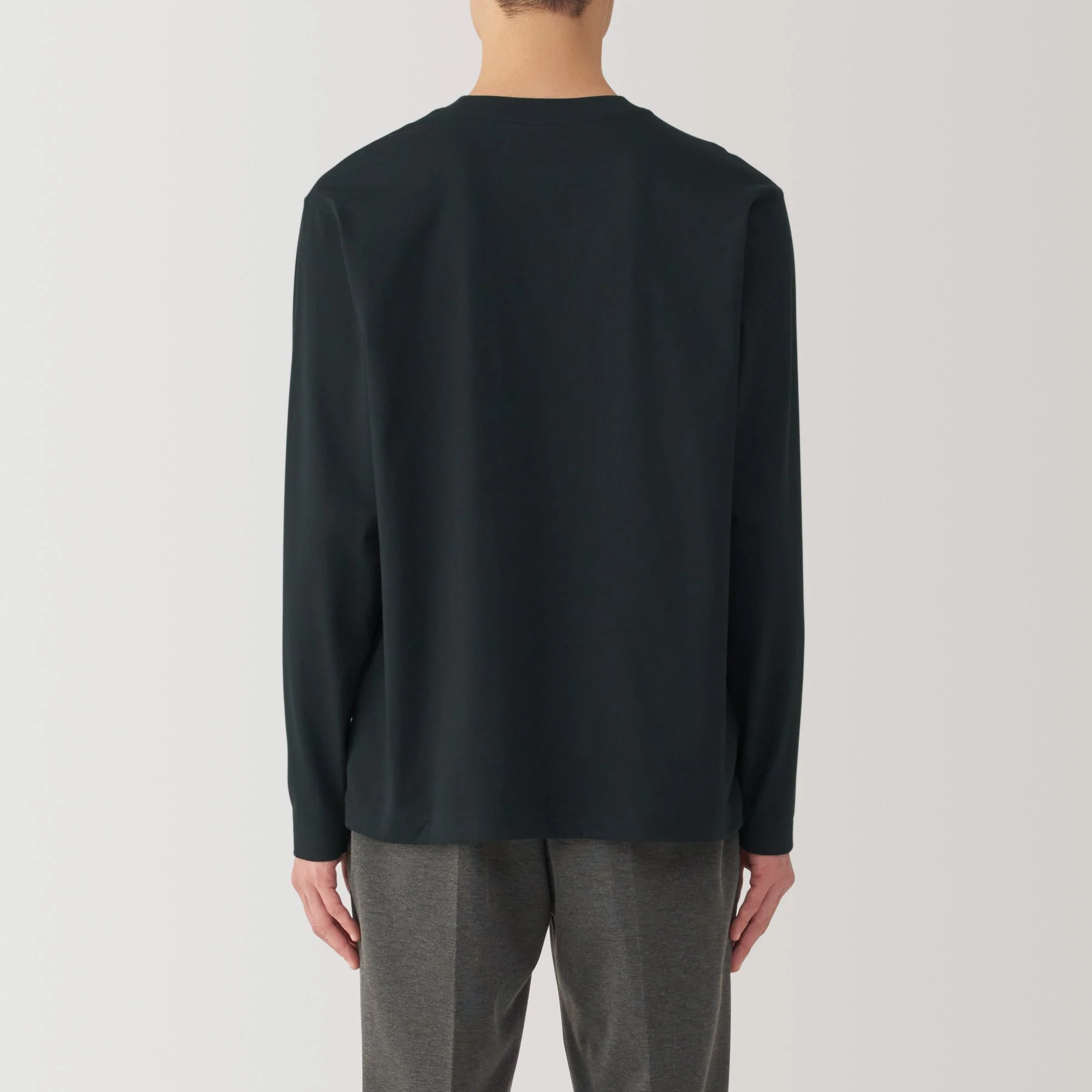 Men's Jersey Crew Neck Long Sleeve T-Shirt - Image 27