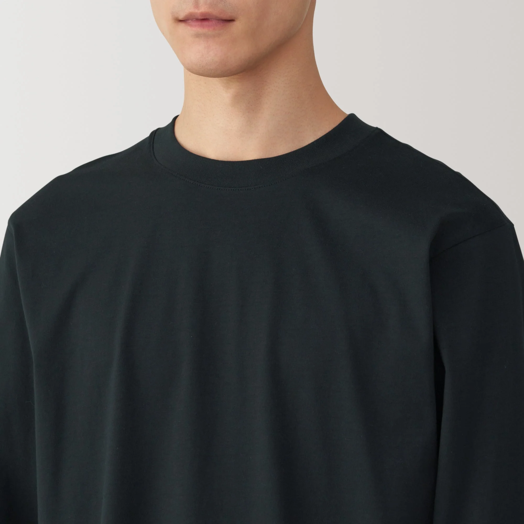Men's Jersey Crew Neck Long Sleeve T-Shirt - Image 28