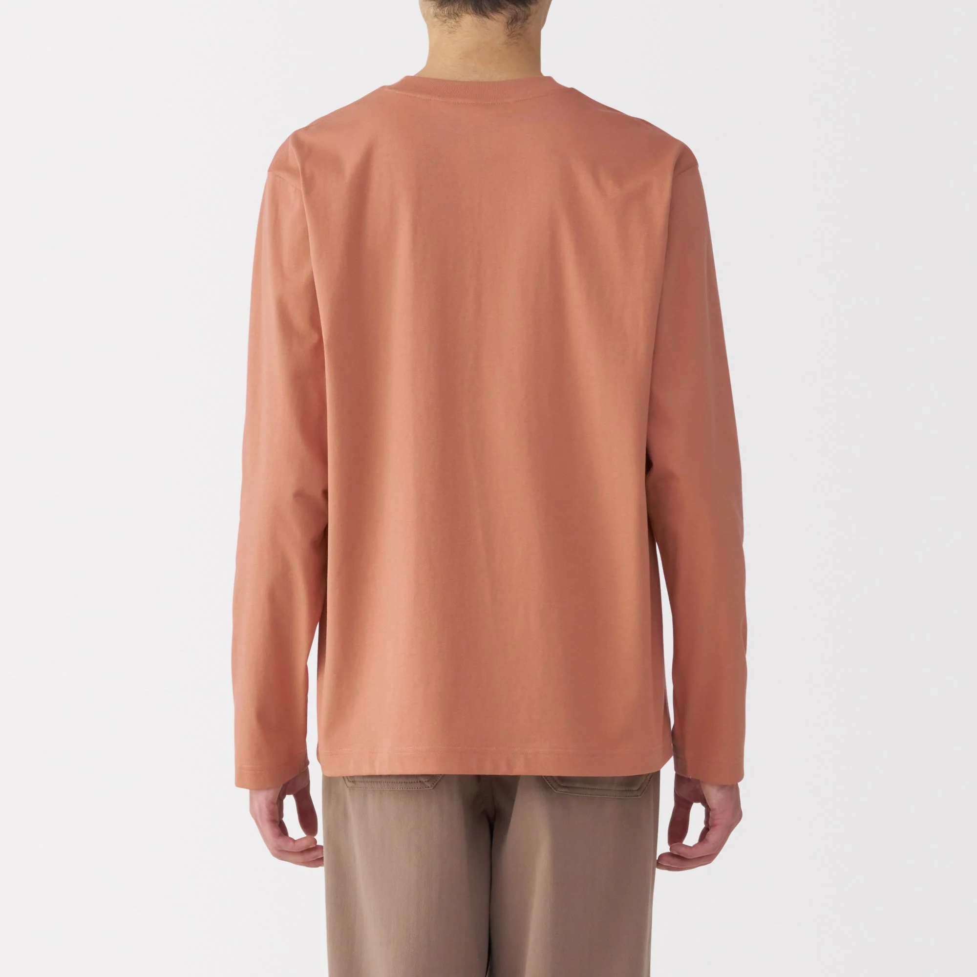 Men's Jersey Crew Neck Long Sleeve T-Shirt - Image 34
