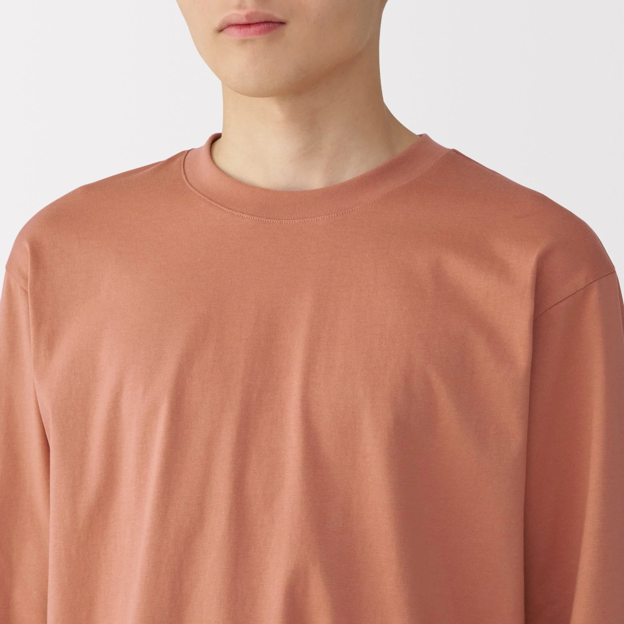 Men's Jersey Crew Neck Long Sleeve T-Shirt - Image 35