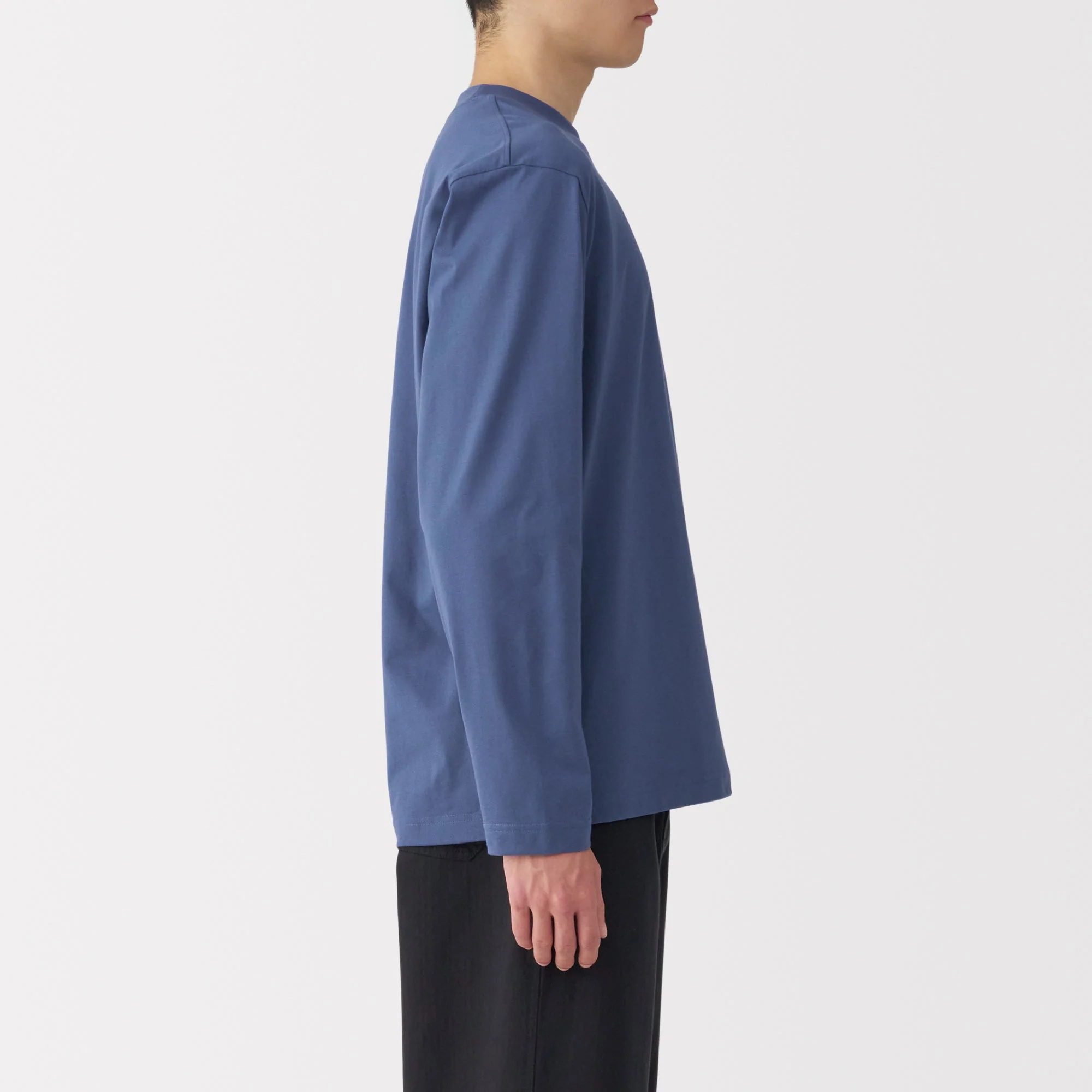 Men's Jersey Crew Neck Long Sleeve T-Shirt - Image 40