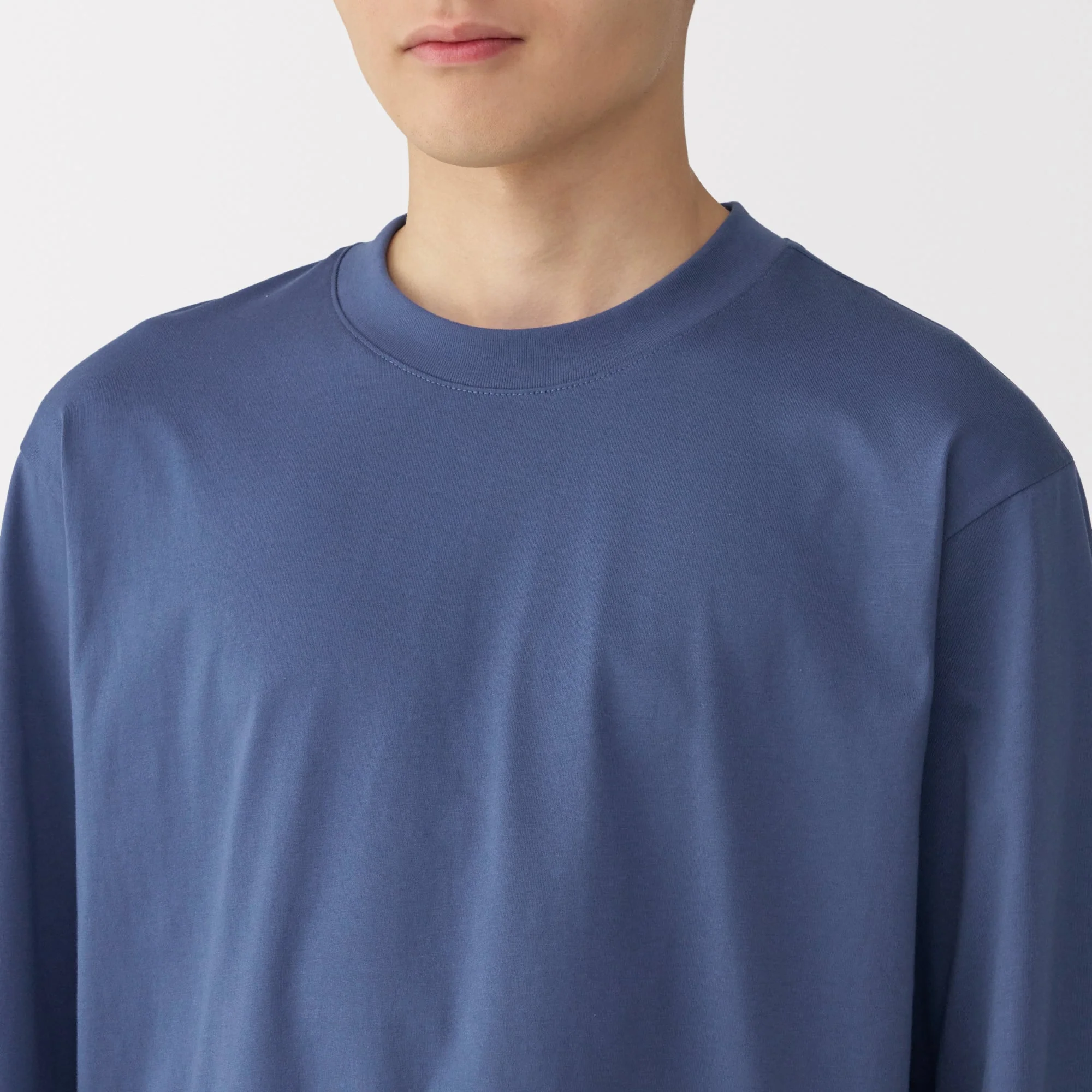 Men's Jersey Crew Neck Long Sleeve T-Shirt - Image 42