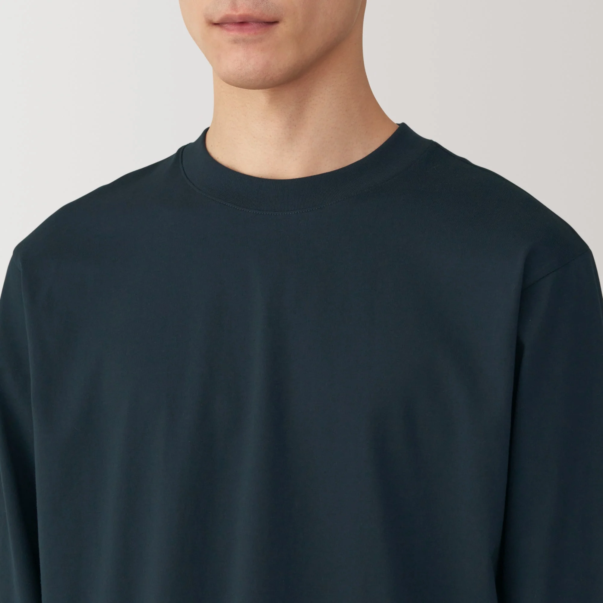 Men's Jersey Crew Neck Long Sleeve T-Shirt - Image 49