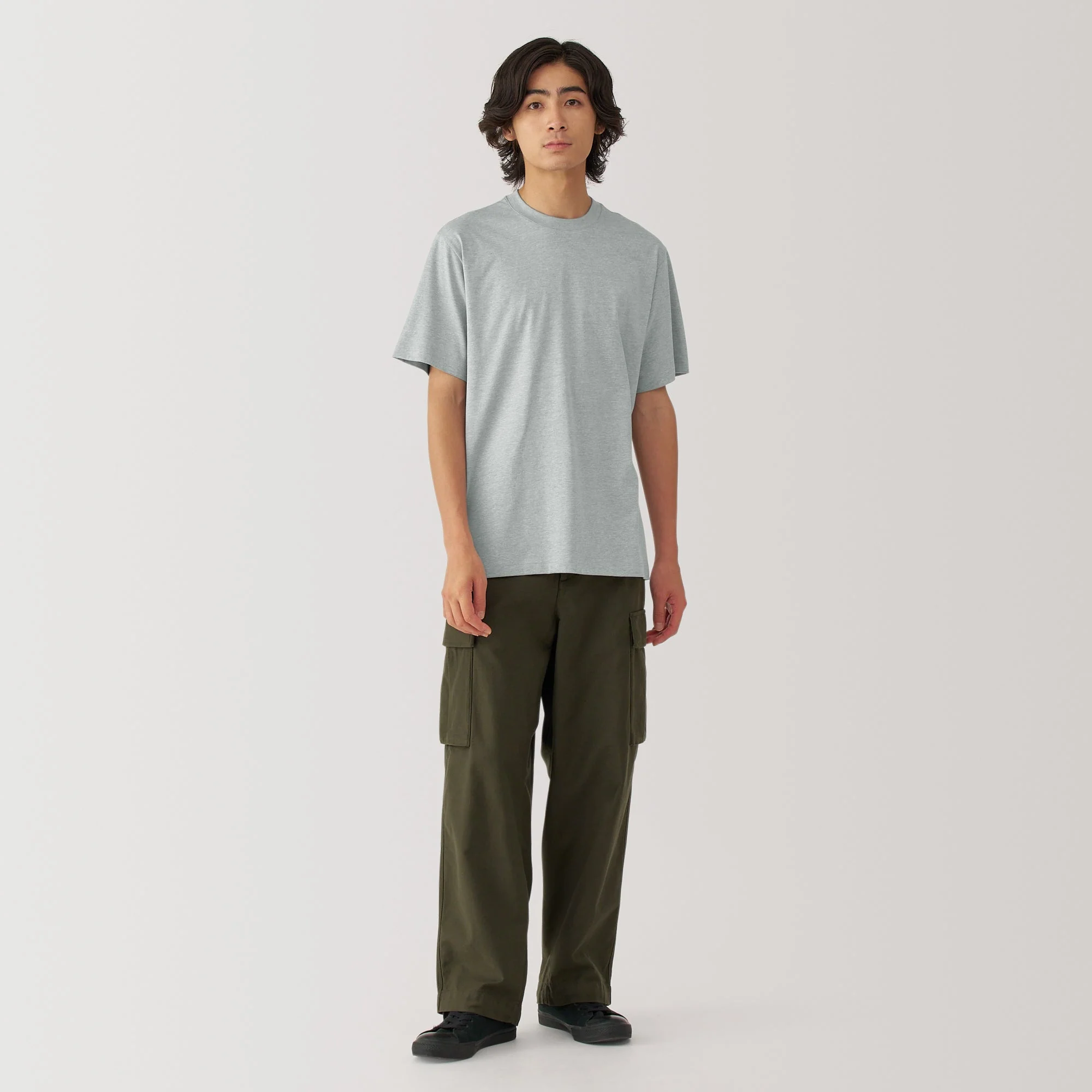 Men's Jersey Crew Neck Short Sleeve T-Shirt - Image 25