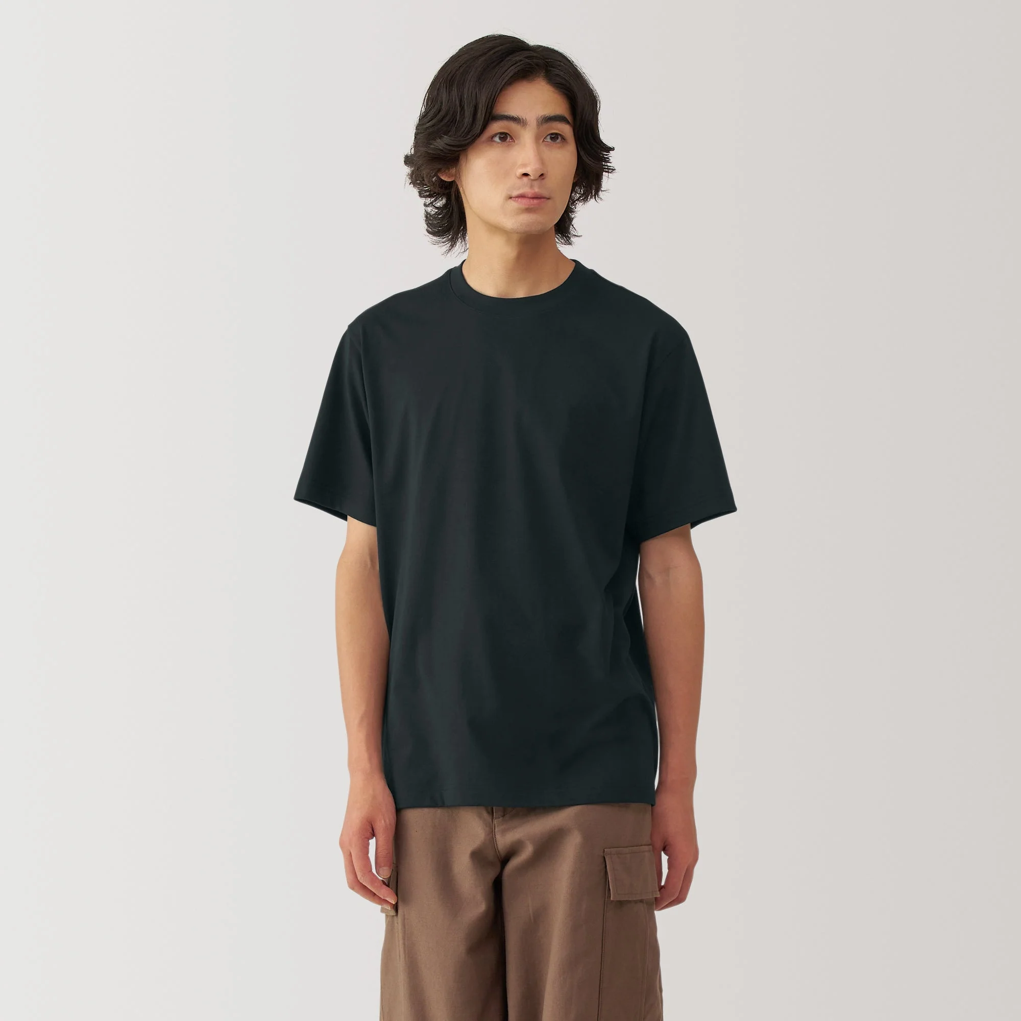 Men's Jersey Crew Neck Short Sleeve T-Shirt - Image 31
