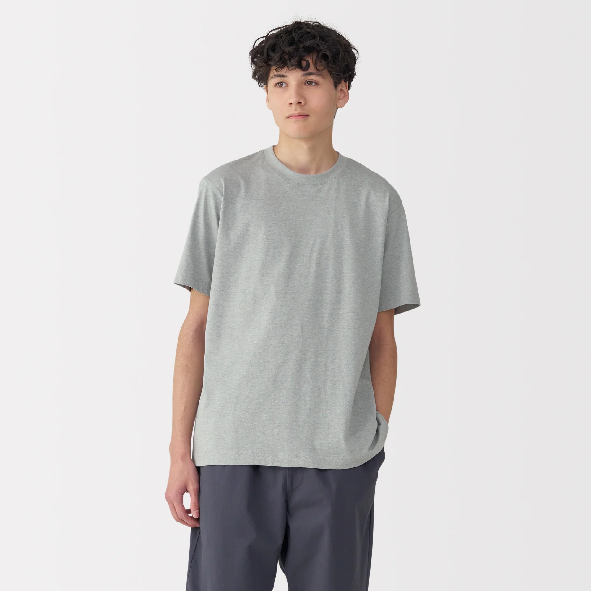 Men's Jersey Crew Neck Short Sleeve T-Shirt - Image 17