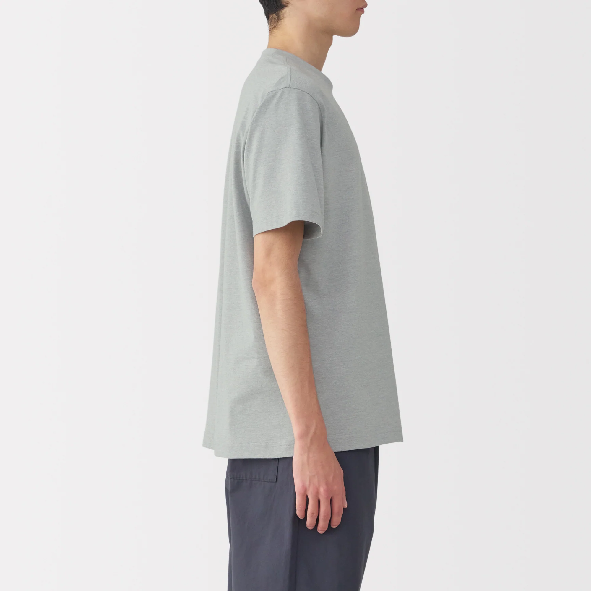 Men's Jersey Crew Neck Short Sleeve T-Shirt - Image 19
