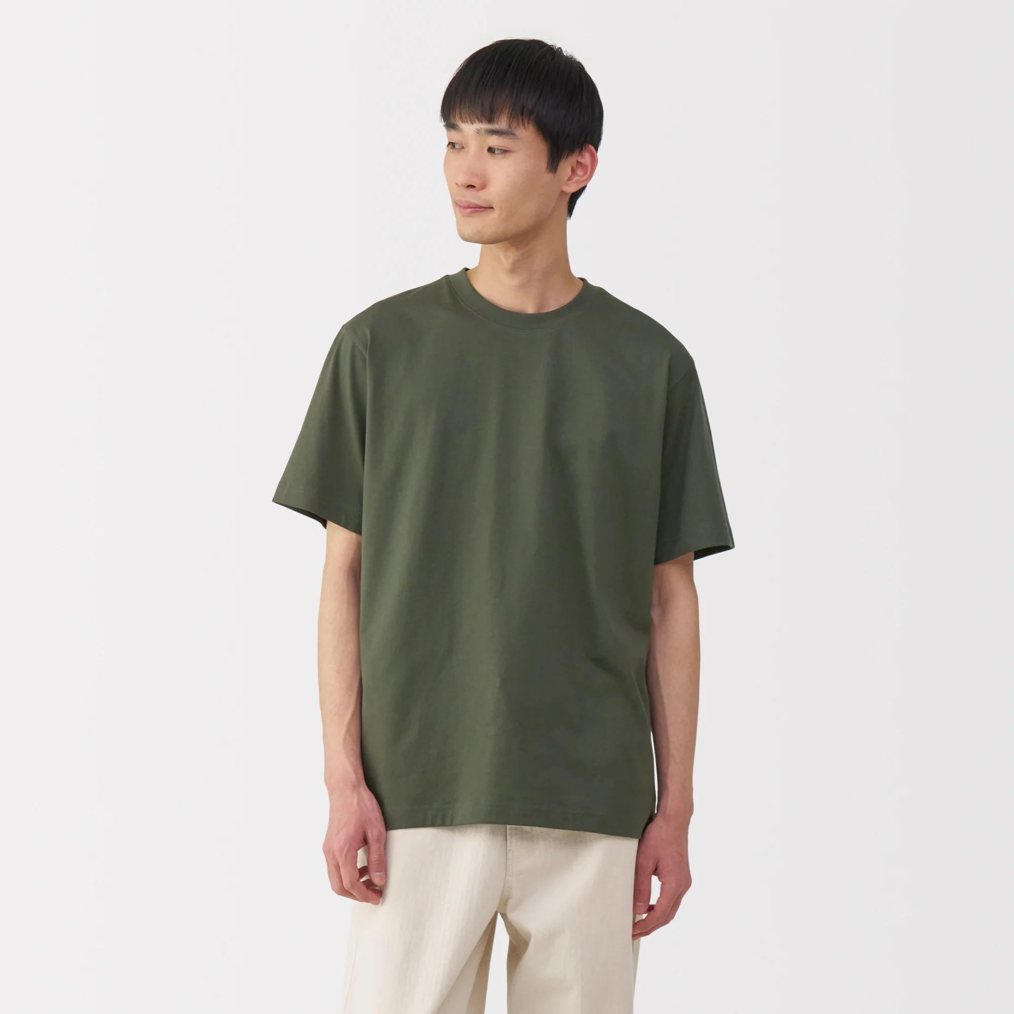 Men's Jersey Crew Neck Short Sleeve T-Shirt - Image 31