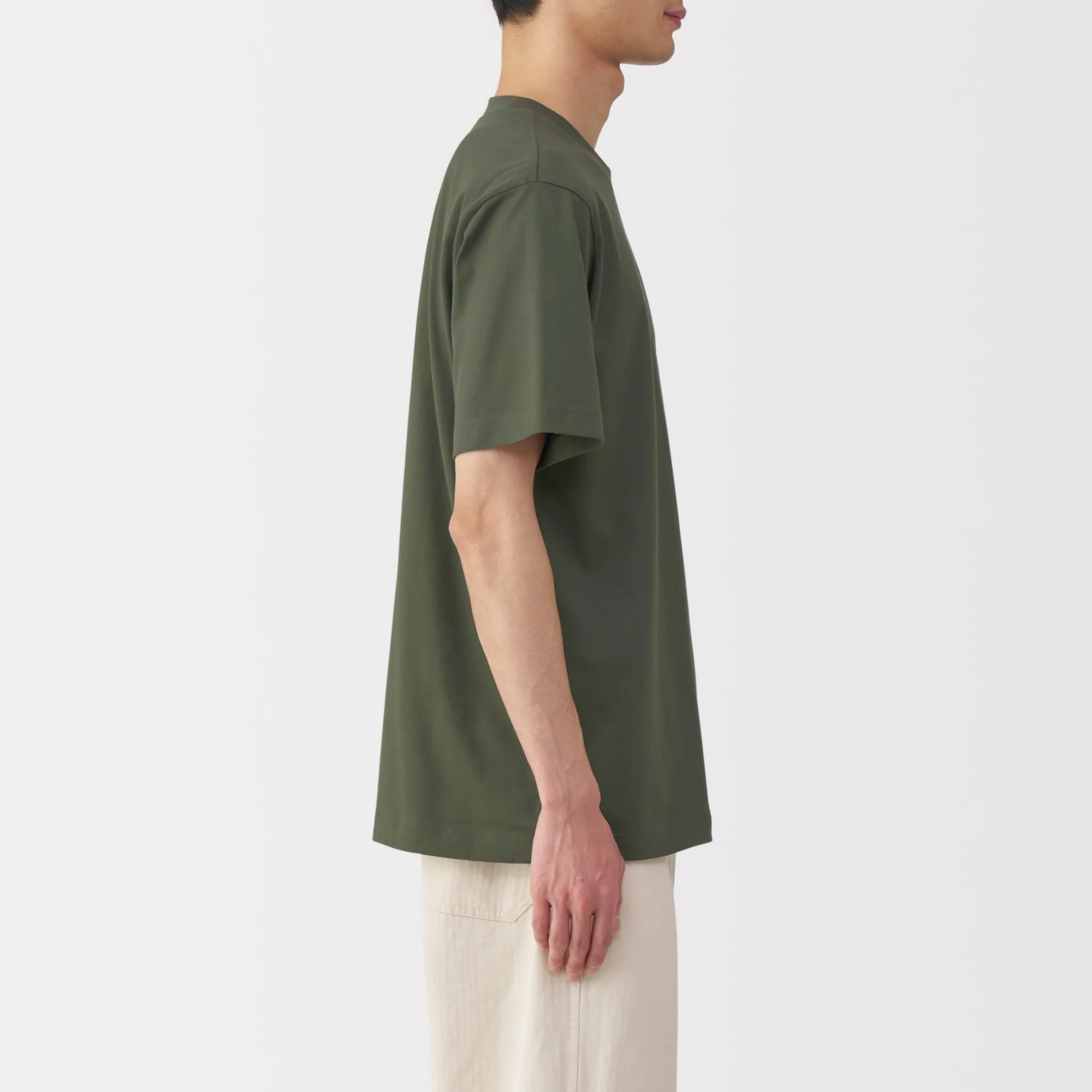 Men's Jersey Crew Neck Short Sleeve T-Shirt - Image 33