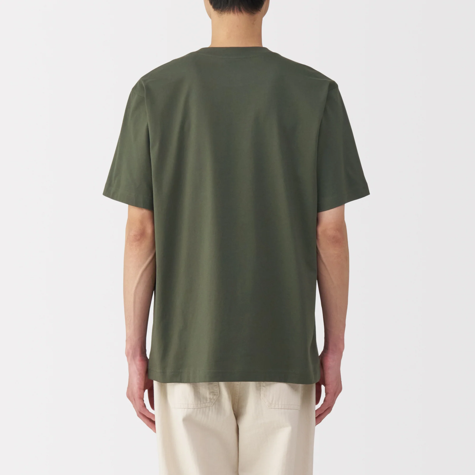 Men's Jersey Crew Neck Short Sleeve T-Shirt - Image 34